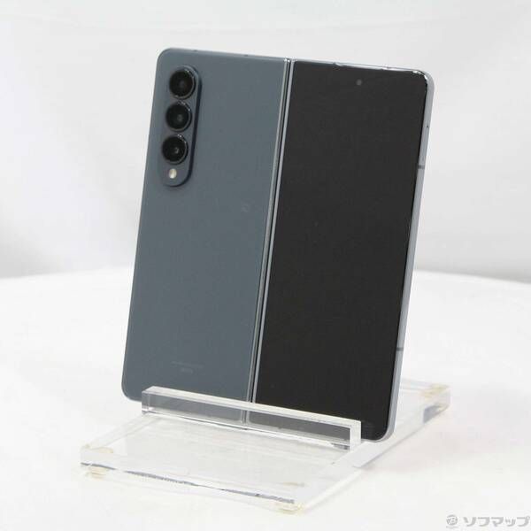 中古品〕 Galaxy Z Fold4 256GB グレイグリーン SCG16 au SIM