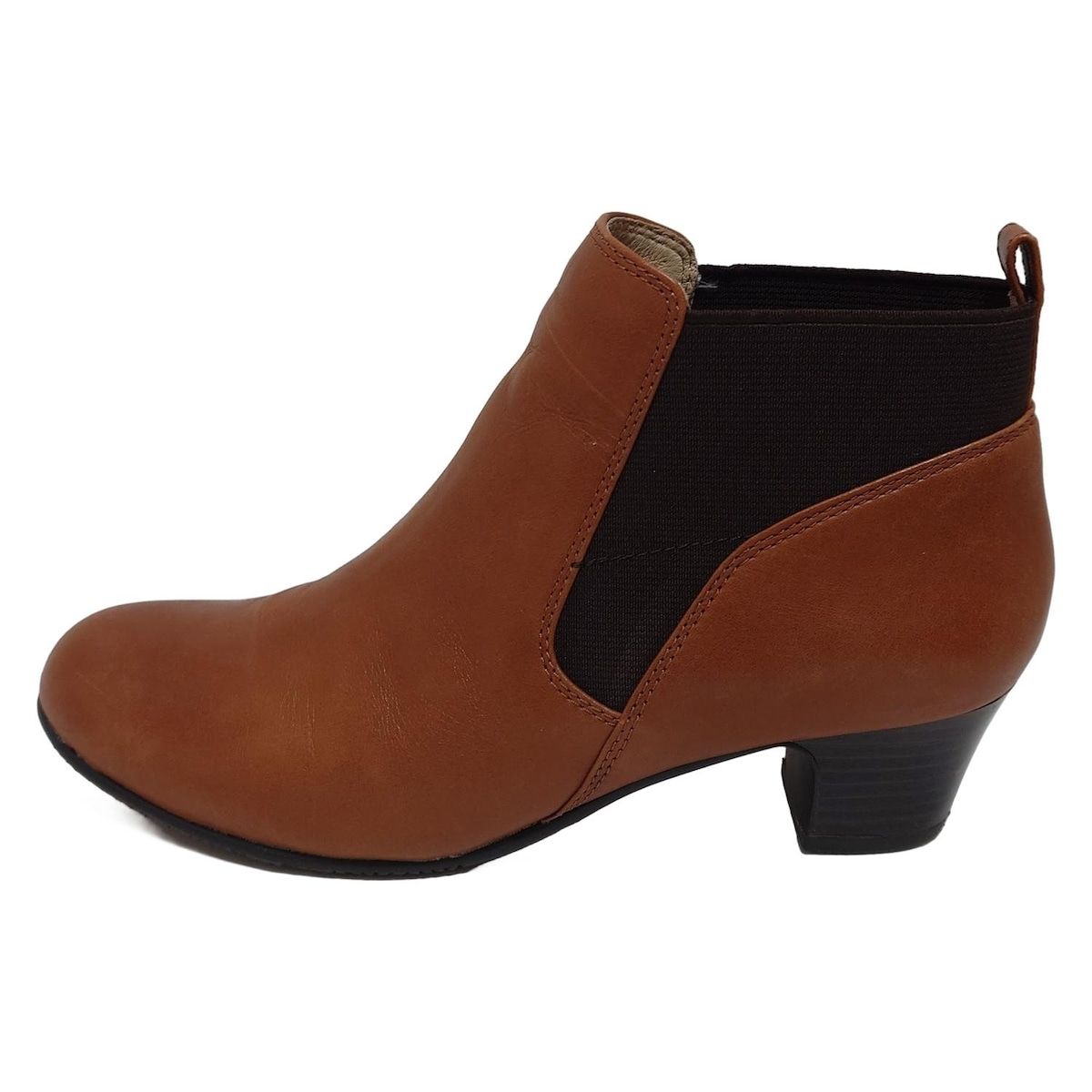 REGAL リーガル ショートブーツ 23.5 レディース - ブラウン×ダークブラウン レザー