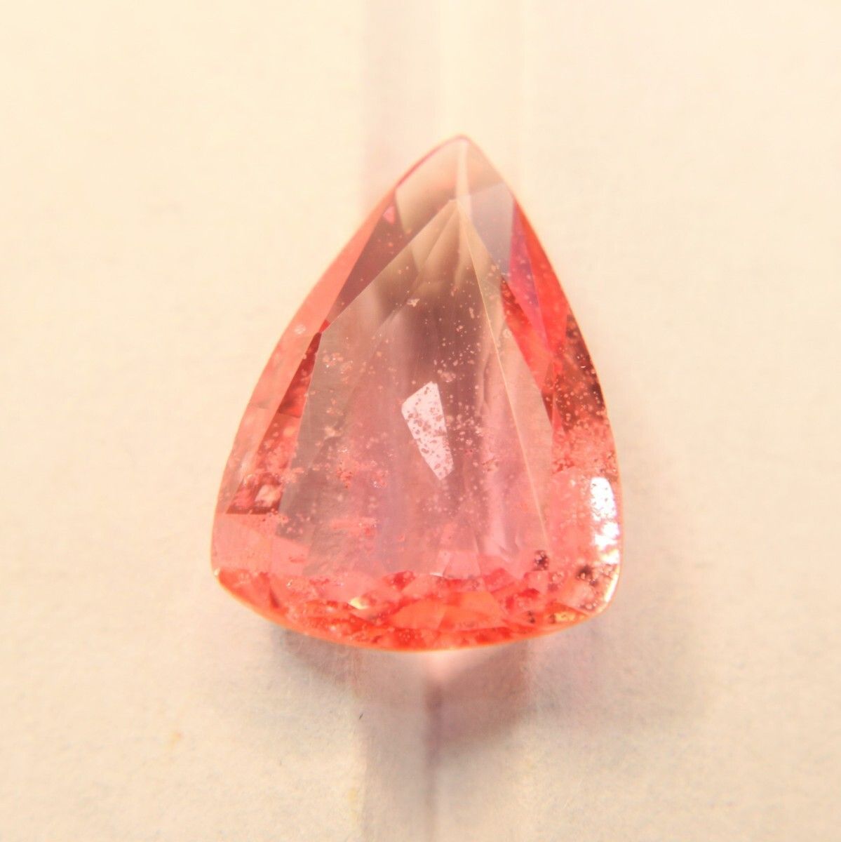 天然パパラチアサファイアルース０．２３６ct ソーティング付き 0．874ct 天然パパラチアサファイア ルース パパラチア