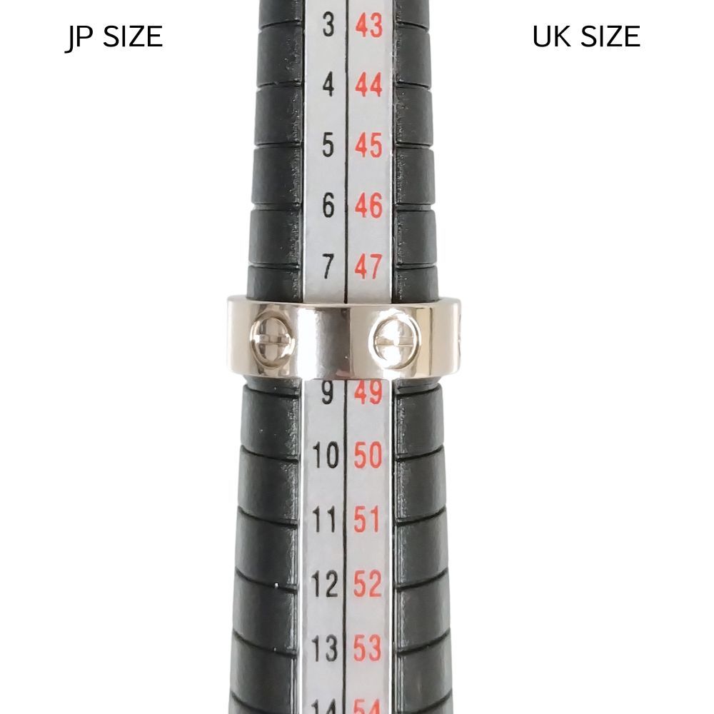 CARTIER カルティエ 750 ホワイトゴールド ラブ リング サイズ48