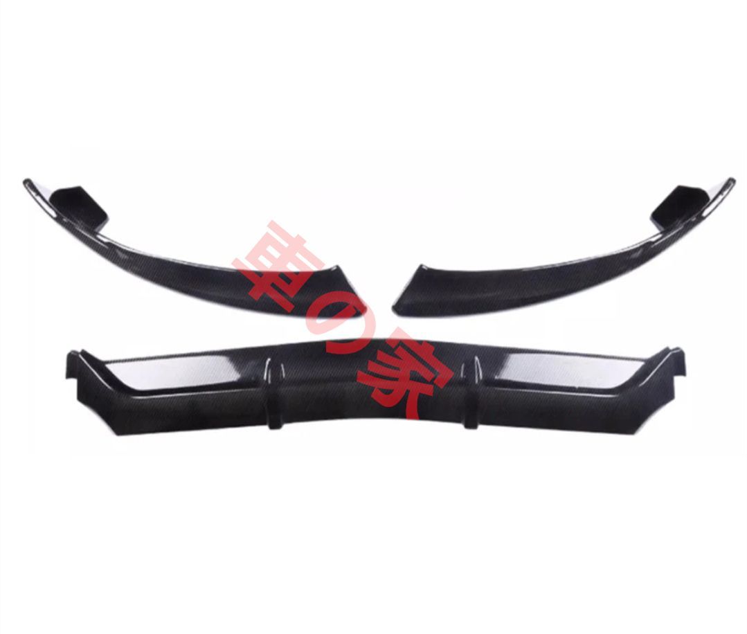 メルセデス ベンツ GLCクラス X253 エアロ フロント リップ ブラバス AMG GLCクーペ 2016-2020 互換 カーボンブラック