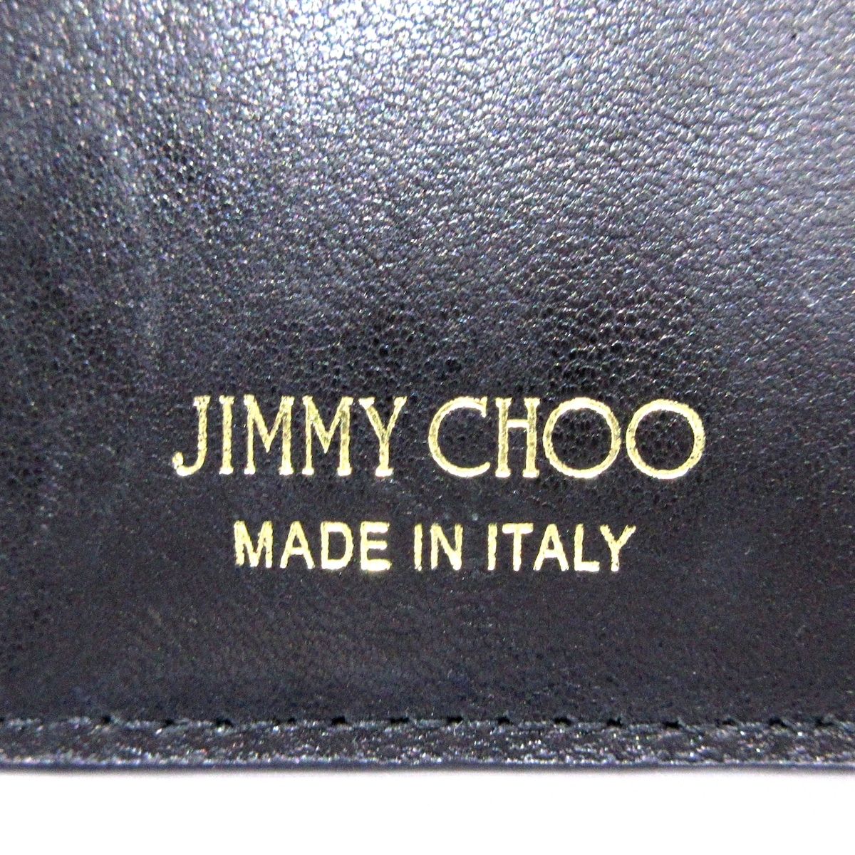 JIMMY CHOO(ジミーチュウ) 2つ折り財布 ミーラ (MEERA) 黒 スター  