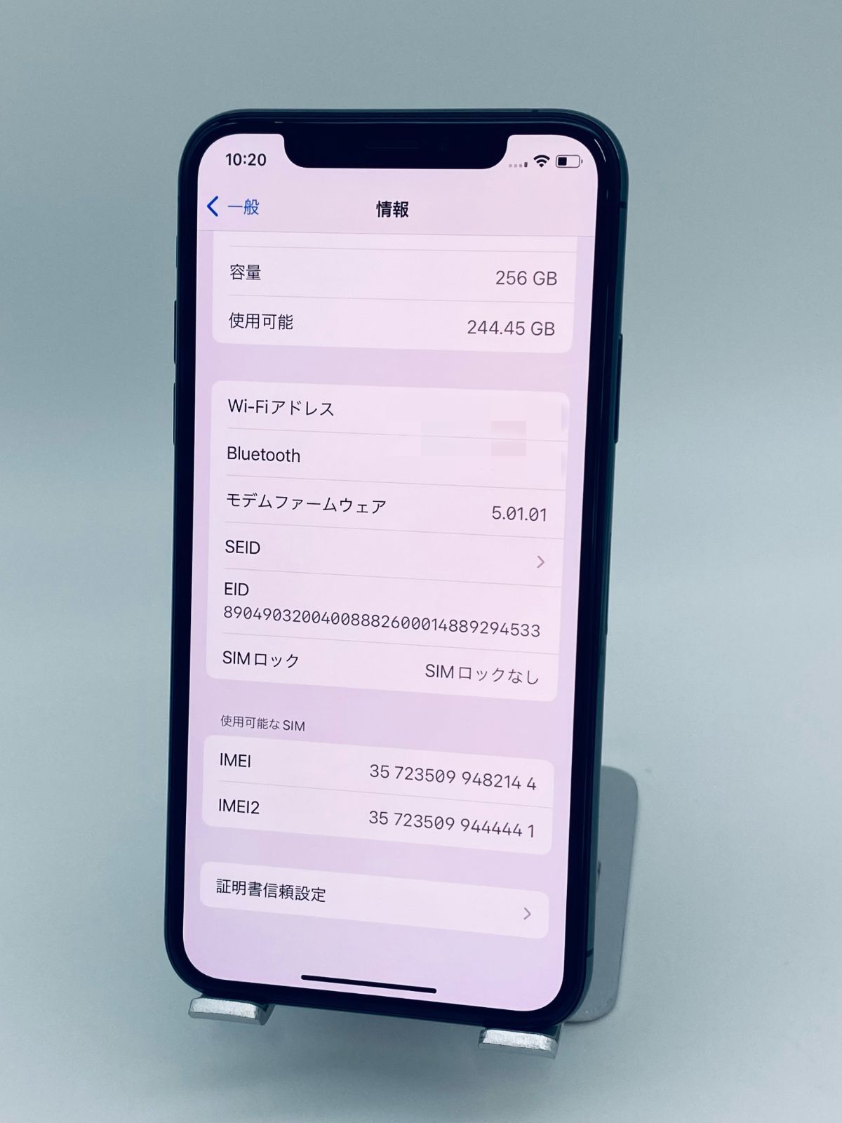 055 iPhoneXS 256GB スペースグレイ/新品バッテリー/シムフリー-tops