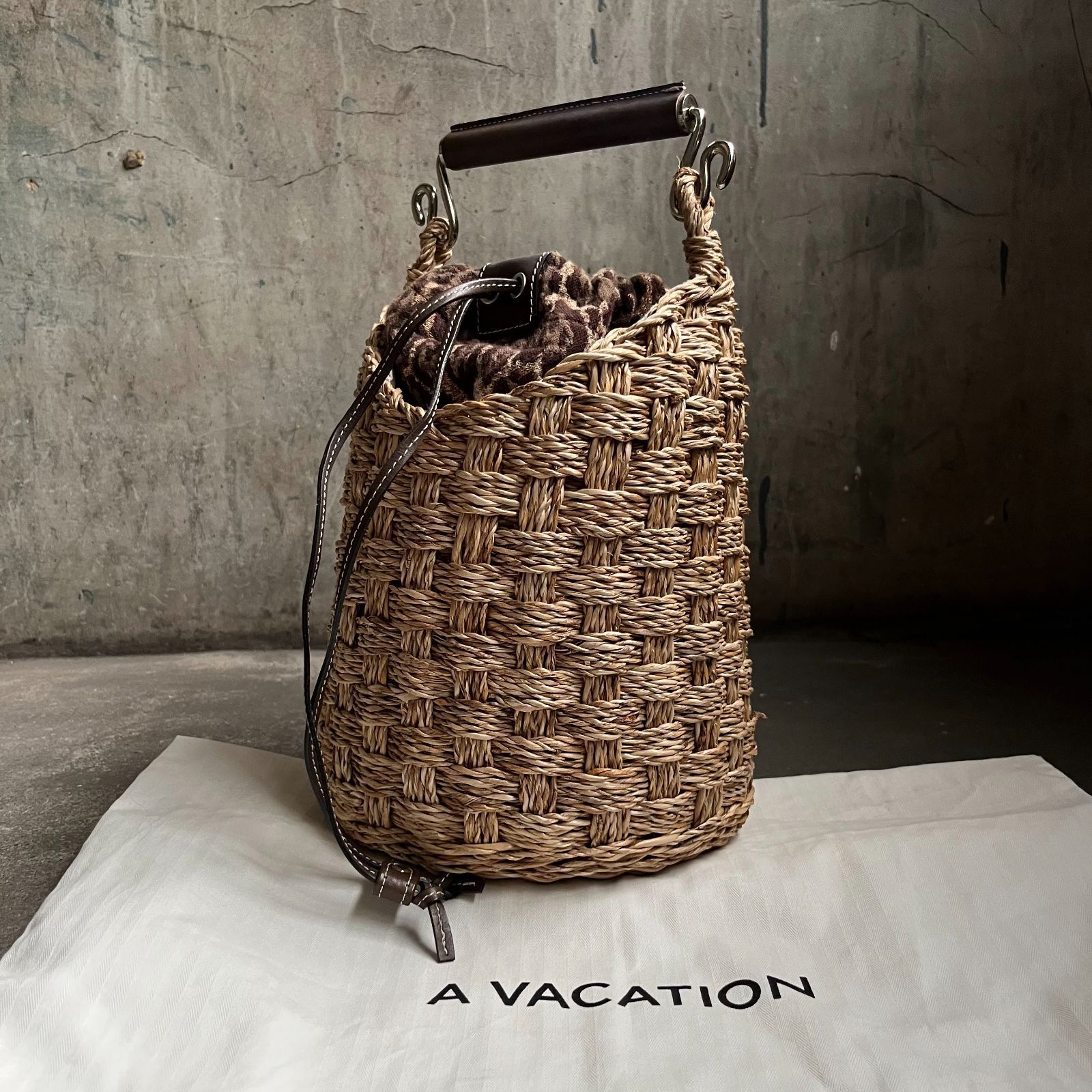 A VACATION BUCKET 3WAY アヴァケーション カゴバッグ 巾着 バケット 