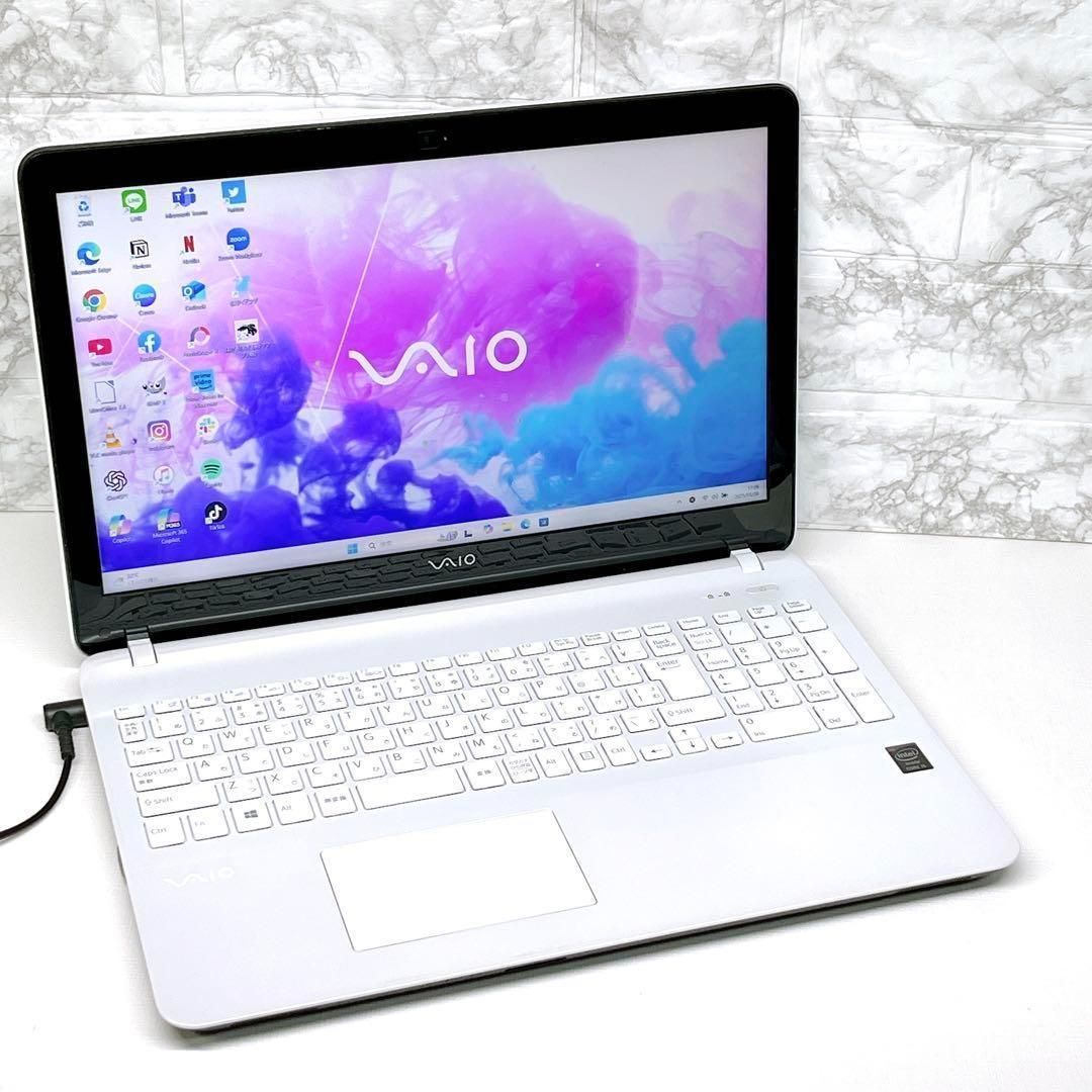 人気VAIO Windows11 薄型ノートパソコン 16GB SSD 132A 人気VAIO Windows11 薄型ノートパソコン 16GB SSD 132 メモ おしゃれ 画像