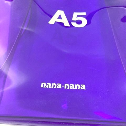 ナナナナ nana-nana ポシェット ショルダーバッグ クリア ロゴ