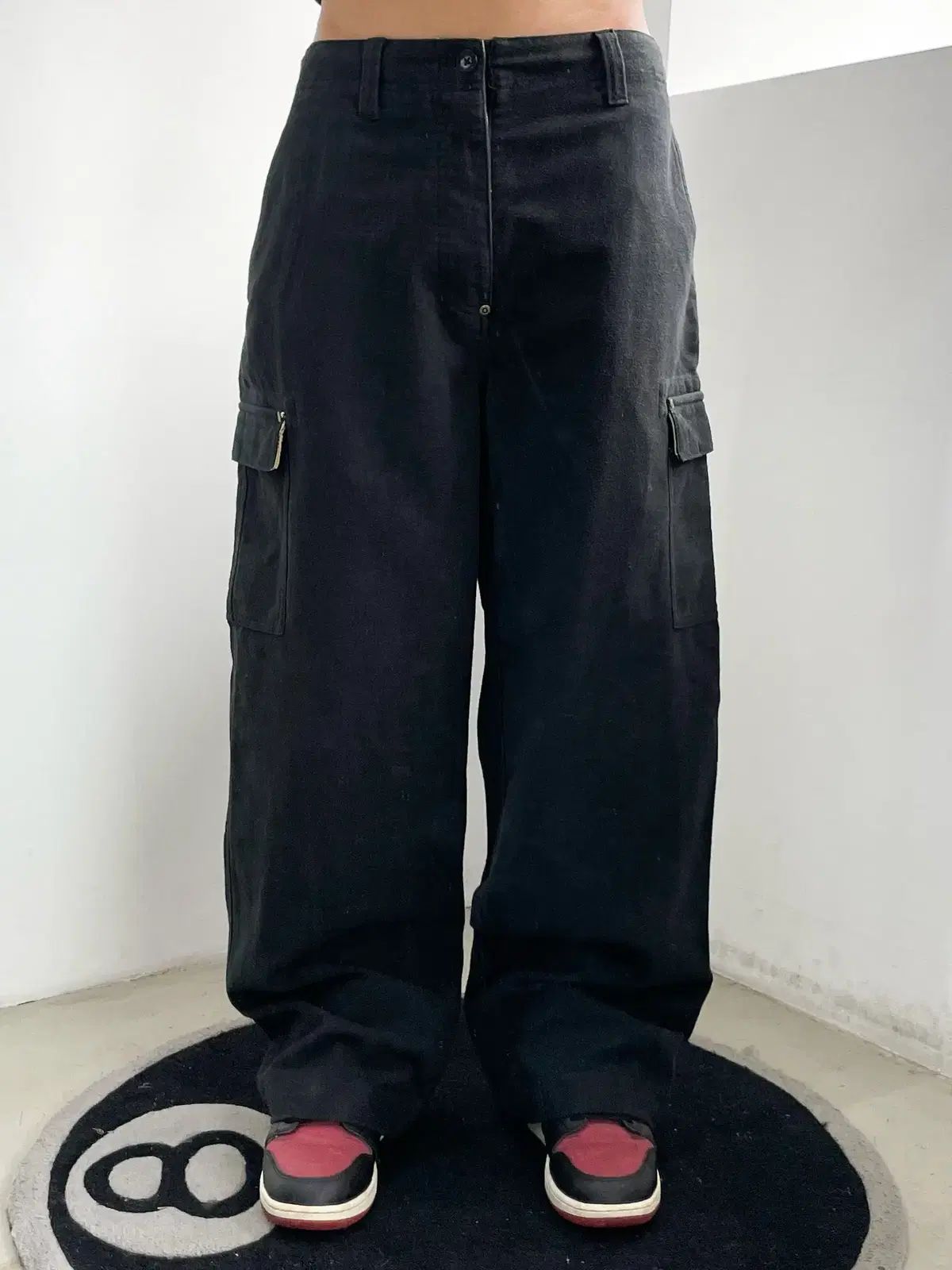Nike(ナイキ） 2005 ' s スウッシュ パネル コットン ポケット カーゴ パンツ