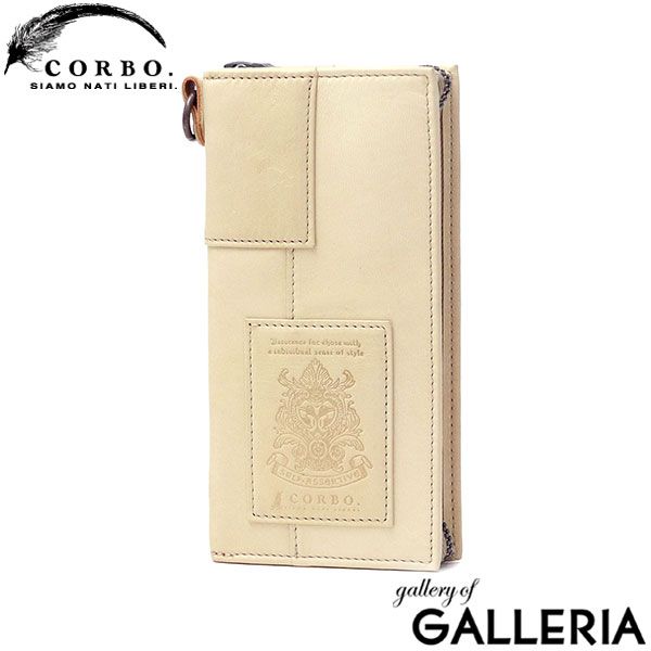 コルボ 財布 メンズ レディース CORBO. 長財布 ラウンドファスナー 大