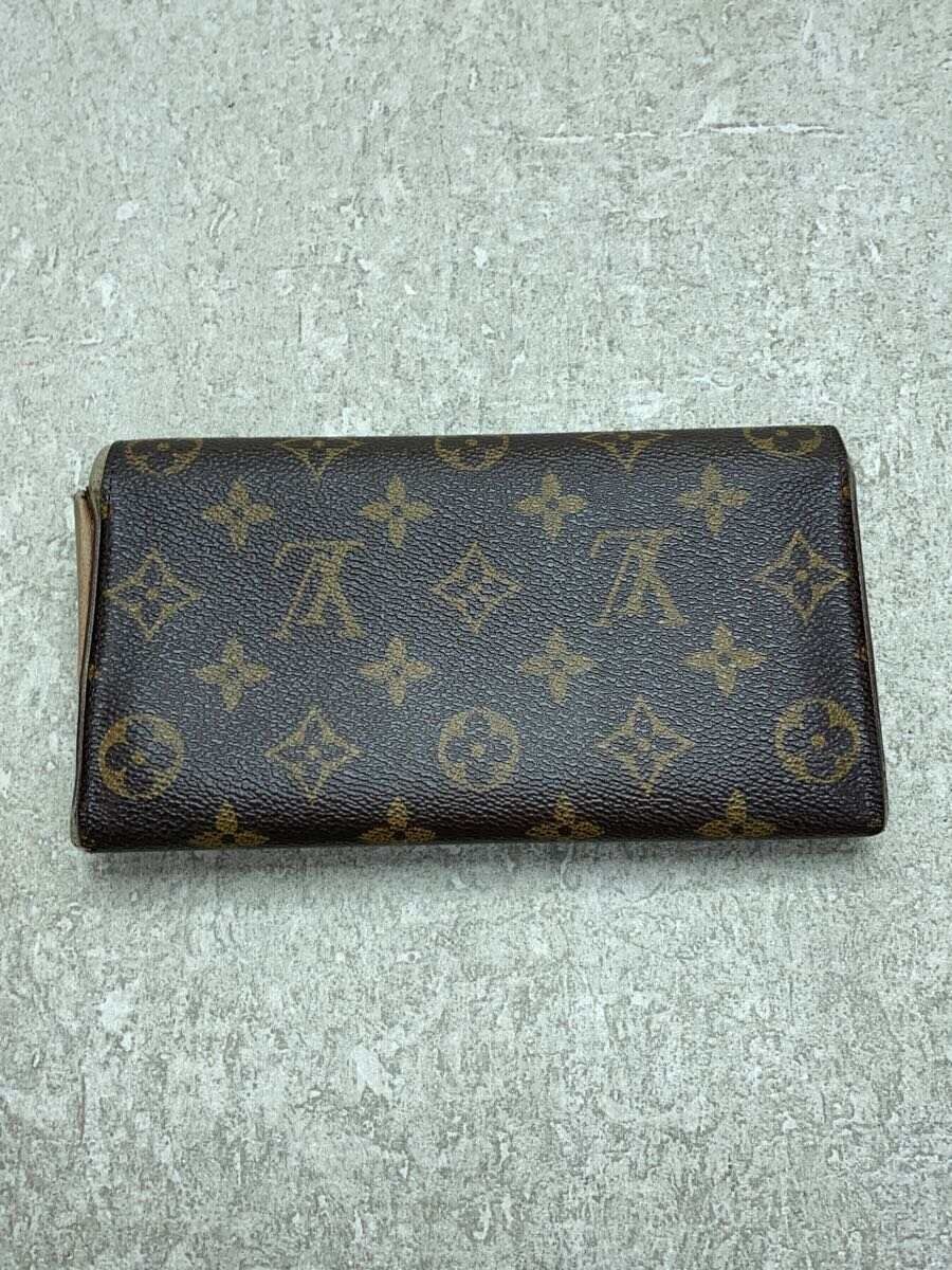 LOUIS VUITTON 3)ポシェット・ポルト・モネ・クレディ_モノグラム・キャンバス_BRW PVC ブラウン レディース - メルカリ