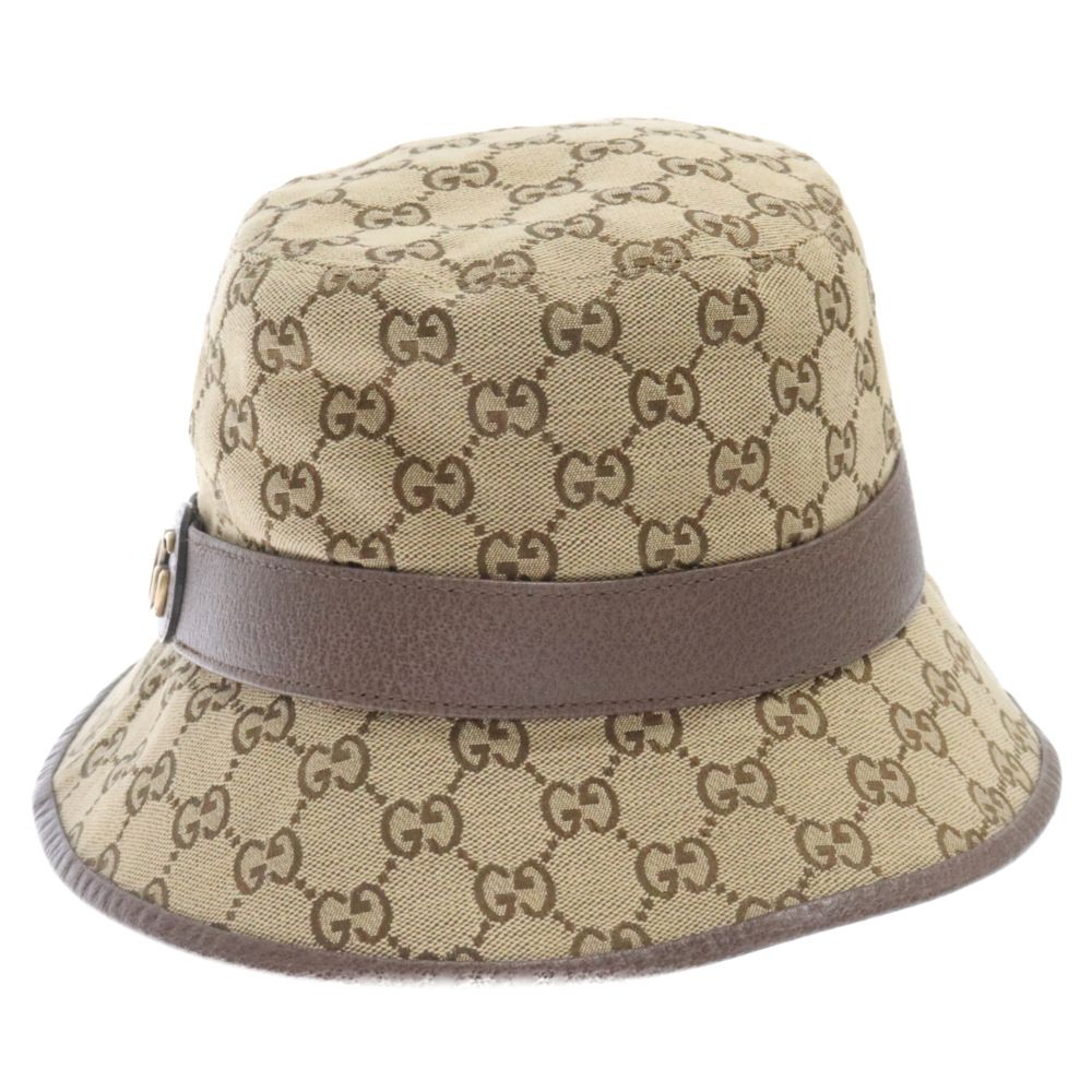 GUCCI グッチ バケットハット フェドラハット ベージュ グッチ キッズ〔チルドレンズ〕オリジナルGG フェドラハット