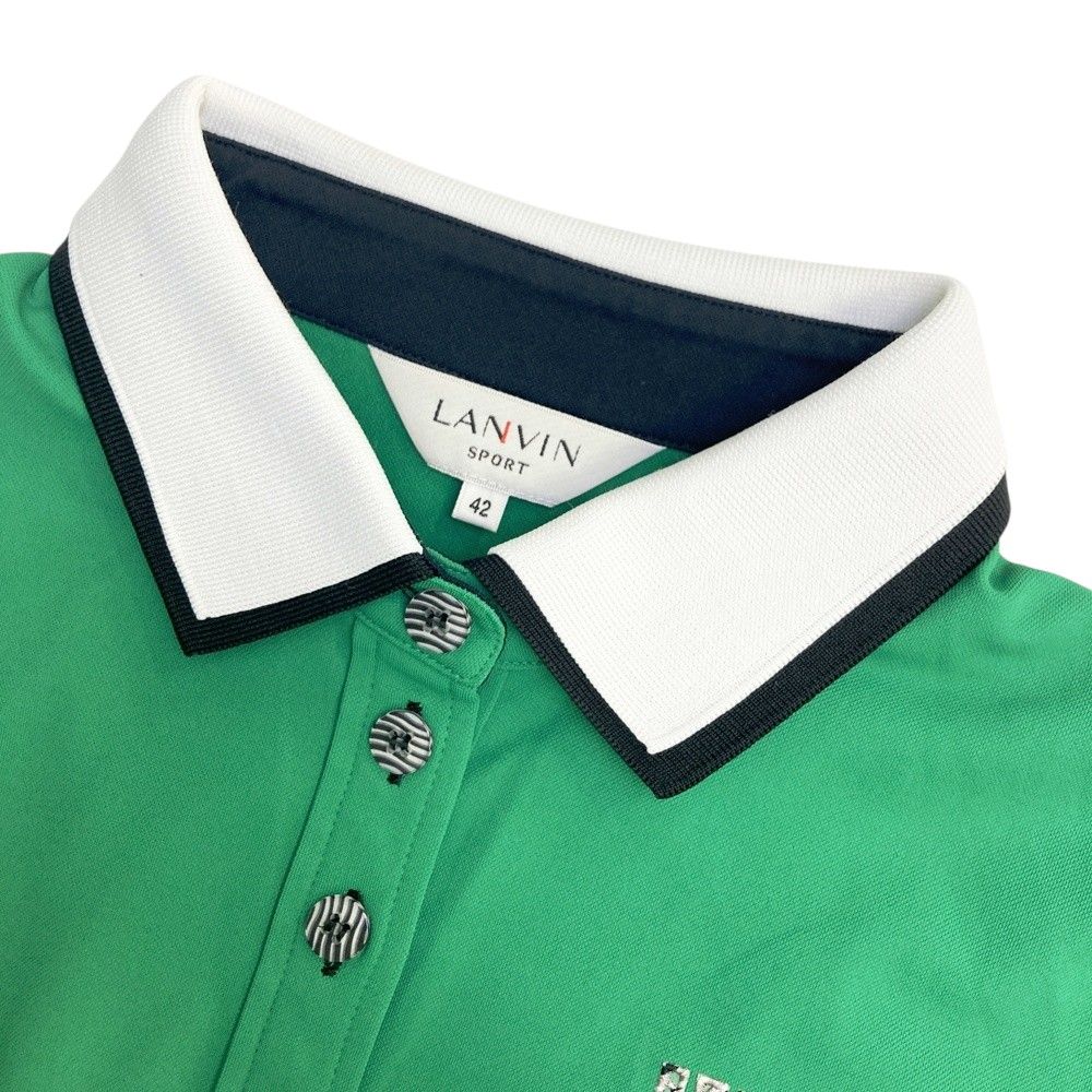 サイズ：42 LANVIN SPORT ランバン スポール 半袖ポロシャツ