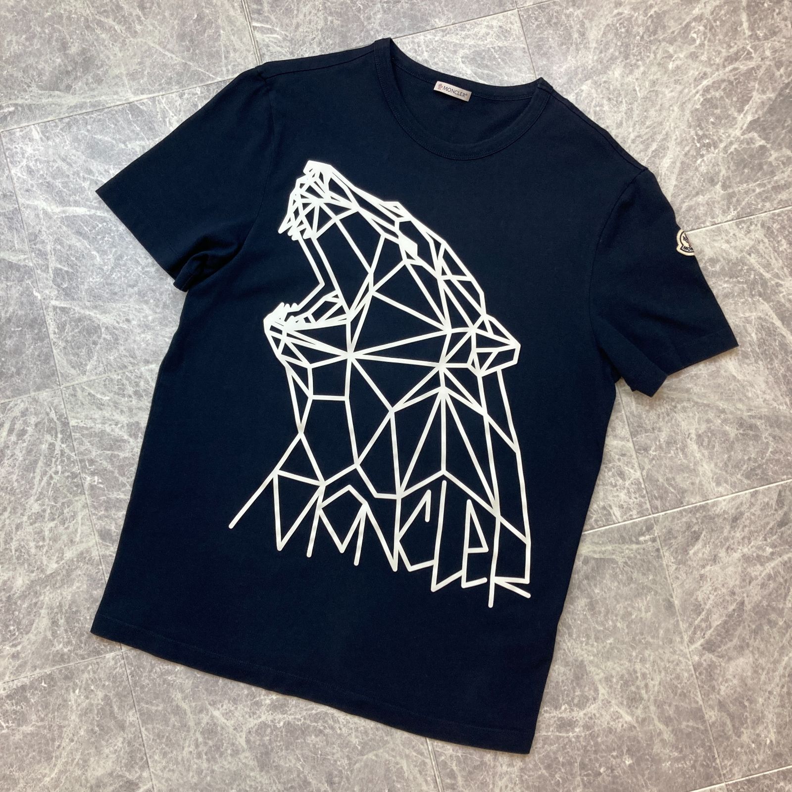 MONCLER モンクレール 21AW ポーラーベア Tシャツ ネイビー メンズ M