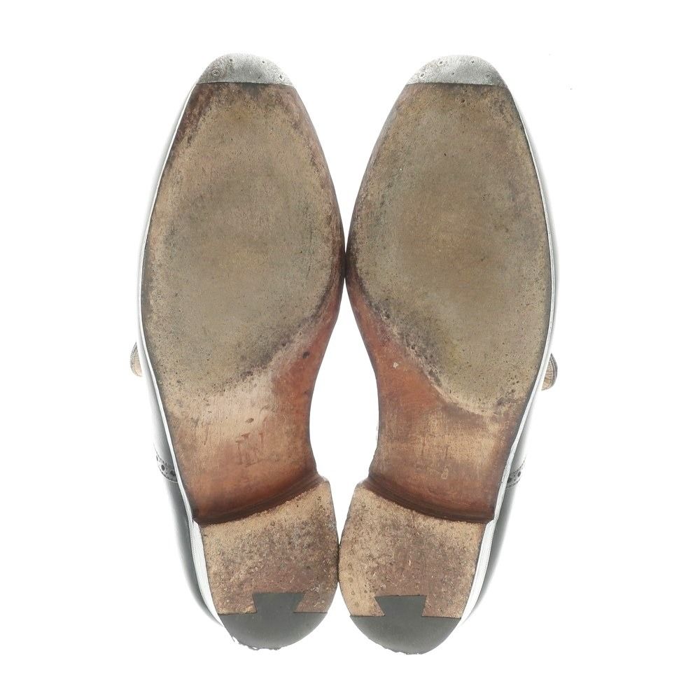 ニュー アンド リングウッド - Lingwood ウイングチップ ローファー ブラック サイズ8 1 2 E メンズ