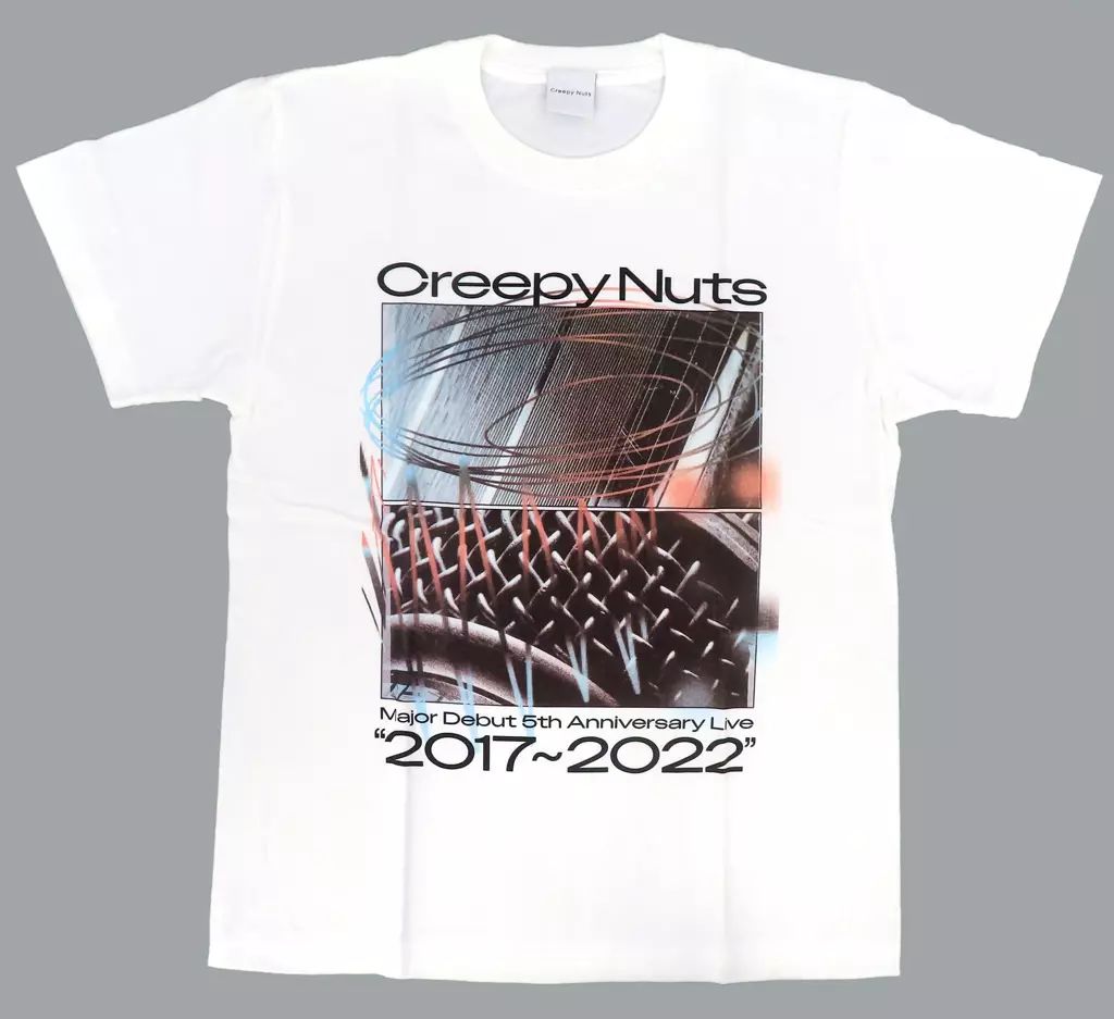 中古】Tシャツ Creepy Nuts Tシャツ ホワイト Mサイズ 「Creepy Nuts