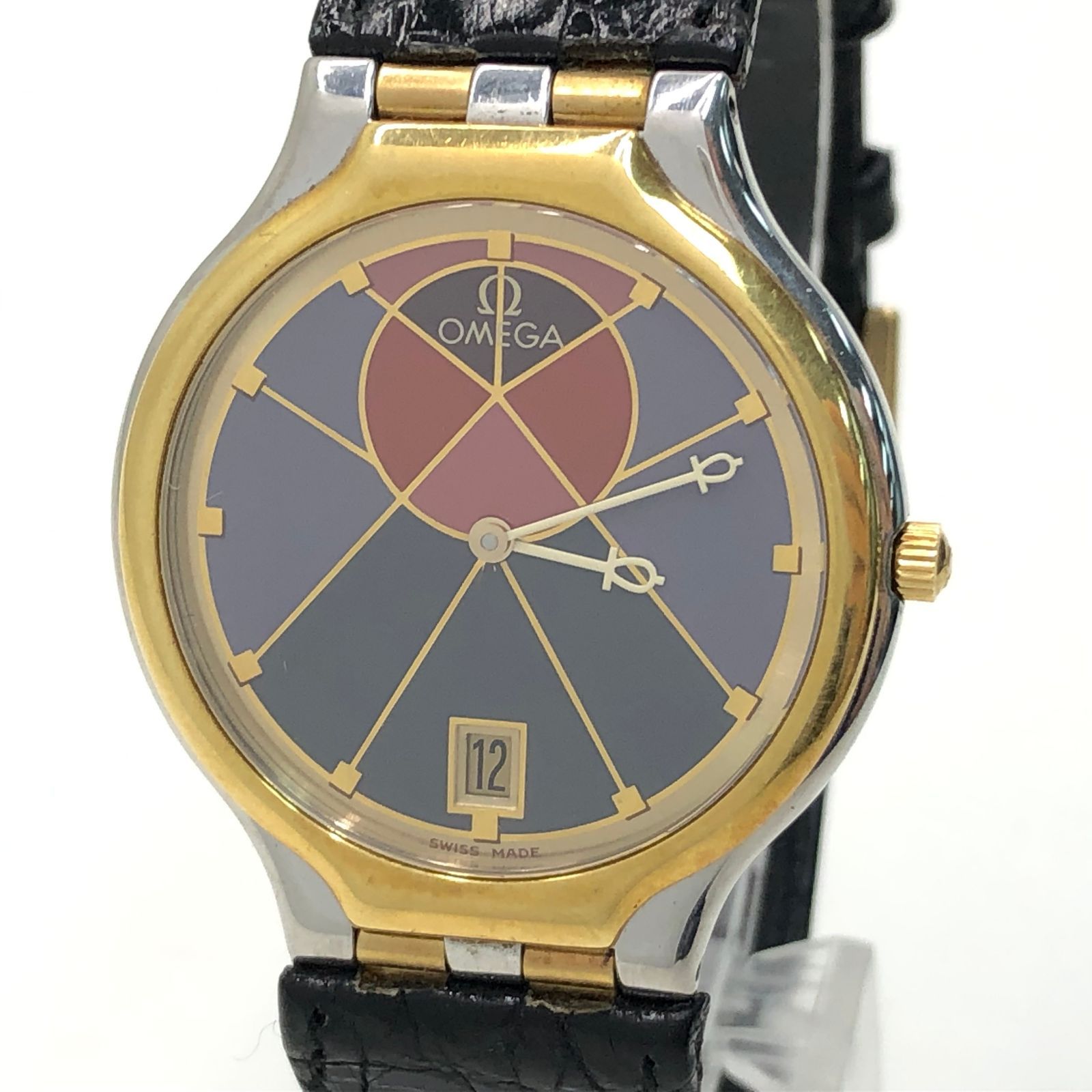オメガ デビル シンボル メンズ 腕時計 マルチカラー 稼働品 6-754