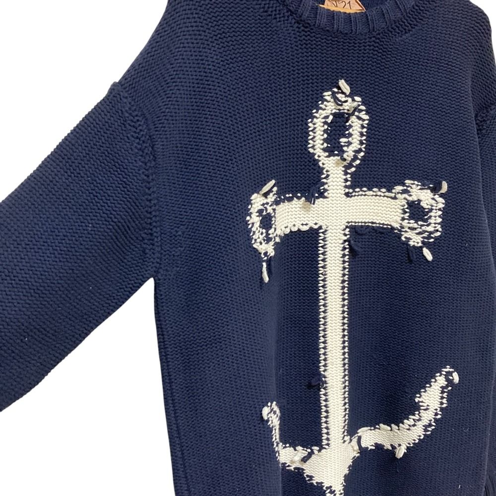 アンカーモチーフ クルーネック
