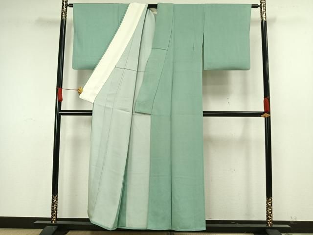 平和屋着物▽伝統工芸師 関正三郎 江戸小紋 単衣 角通し 正絹 逸品