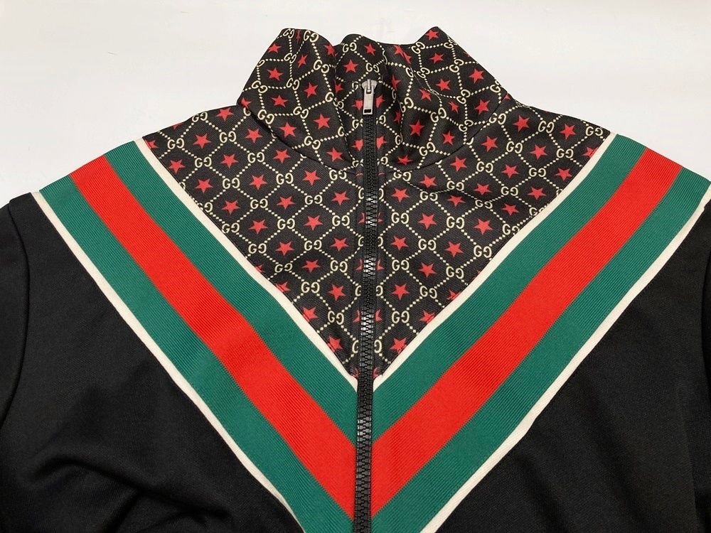 グッチ GUCCI OVERSIZE JERSEY JACKET トラックジャケット ジャージ  