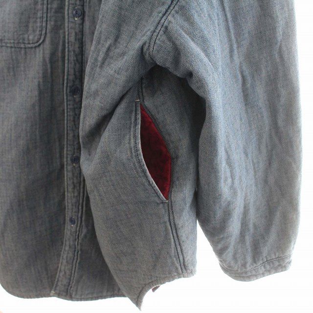 キャピタル kapital 二重織デニム キルティング スラッピーシャツ