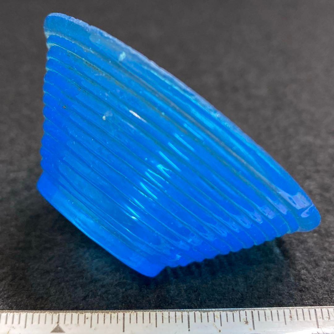 江戸ガラス ブルー 盃 直径5.9㎝ 東な6-1118 2F