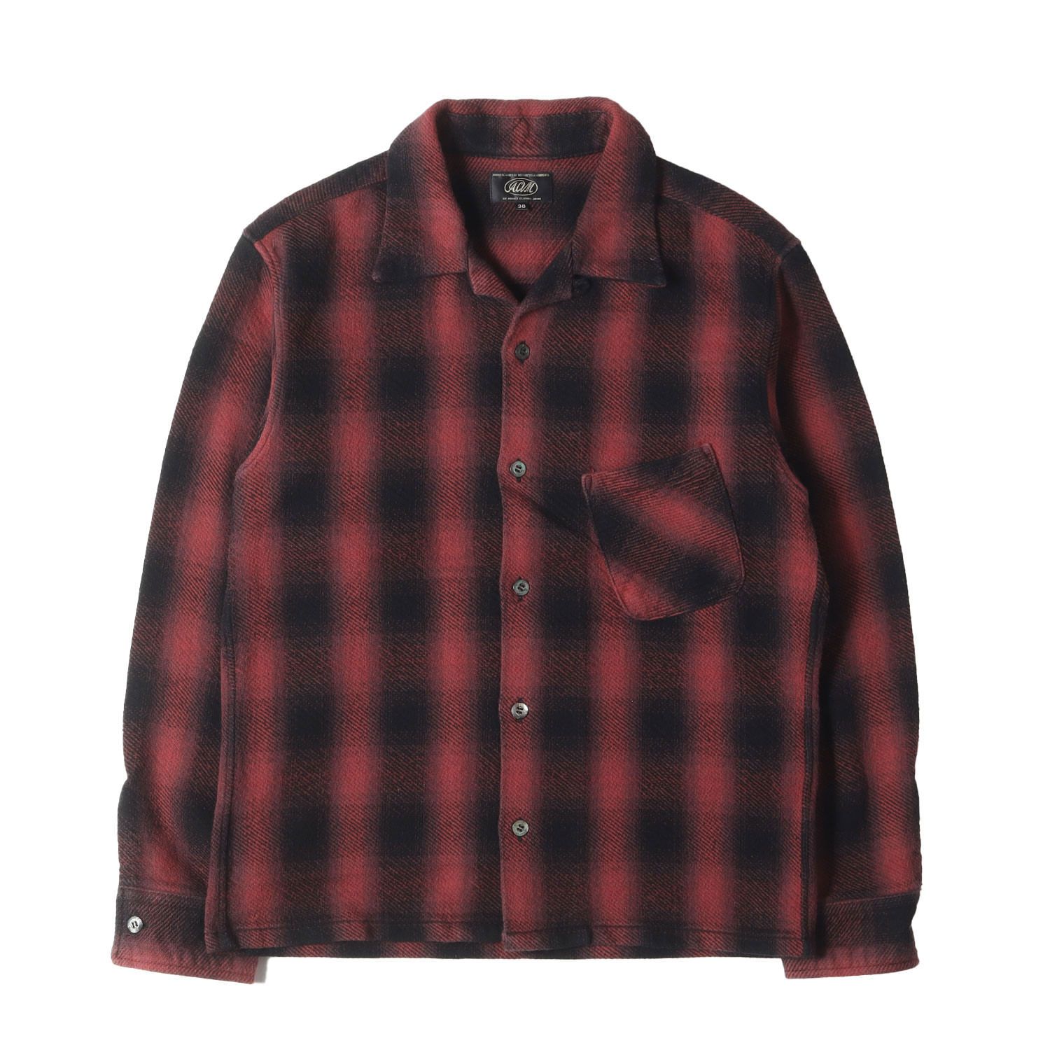 ADDICT CLOTHES NEW VINTAGE シャツ サイズ:38(M) オンブレチェック