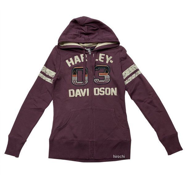 96266-15VW/000M ハーレー純正 新品 ジップカップパーカー パープル