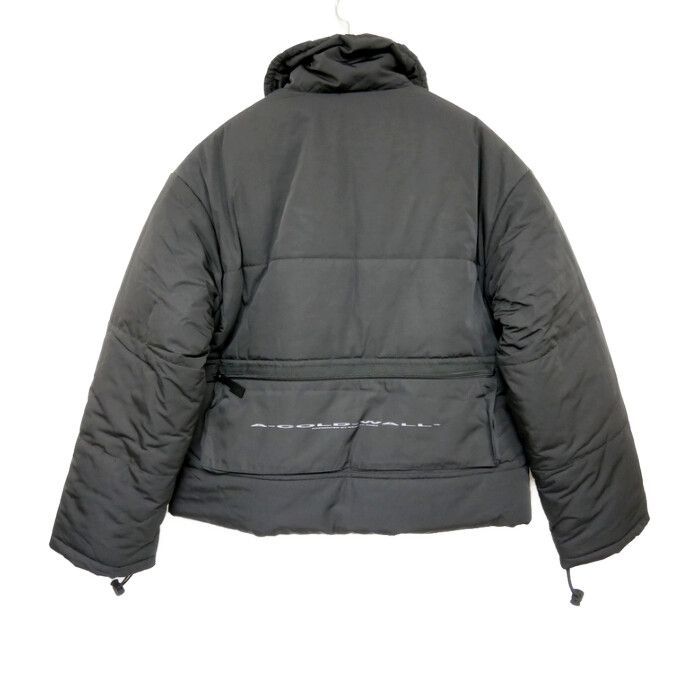 A COLD WALL ACW アコールドウォール LOGO ZIP UP PUFFER JACKET 3Dポケット パファージャケット 中綿  ボンバージャケット イタリア製 CW9SMB04AP-TE218.999 BLACK 黒 M - メルカリ