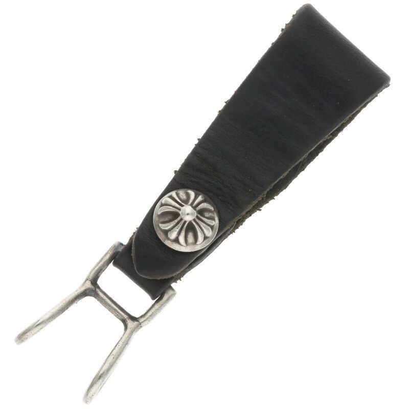 クロムハーツ BELT LOOP クロスボールボタンレザーベルトループ
