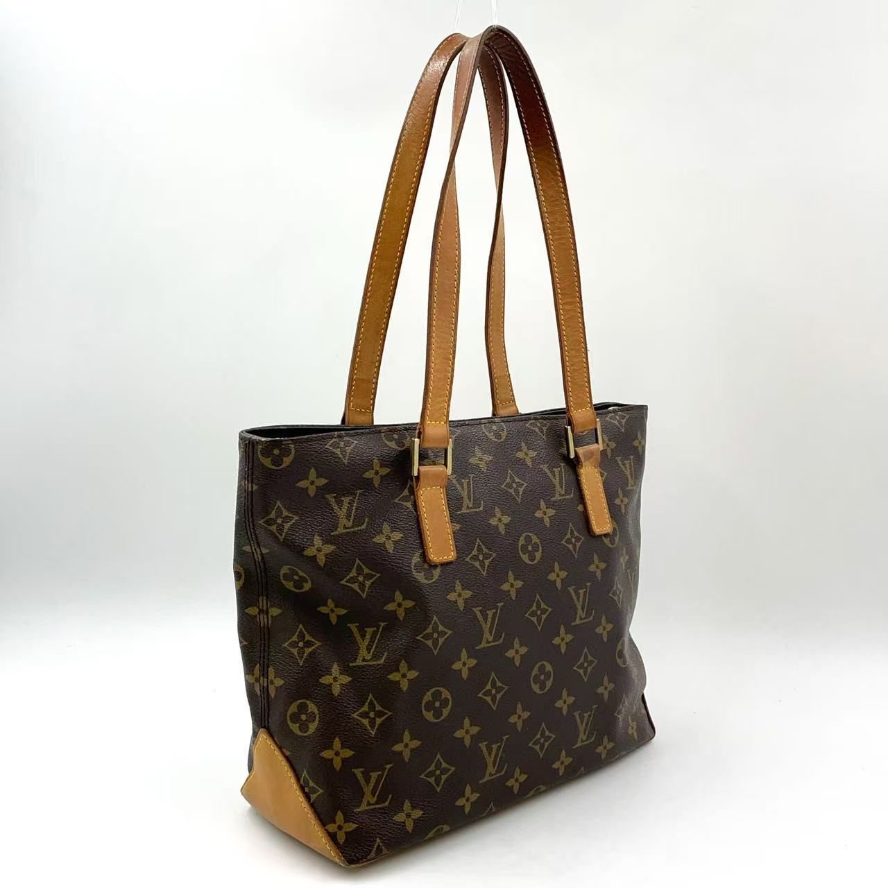 売れ筋商品お見逃しなく LOUIS VUITTON カバピアノ モノグラム モノグラム レザー×PVC バッグ