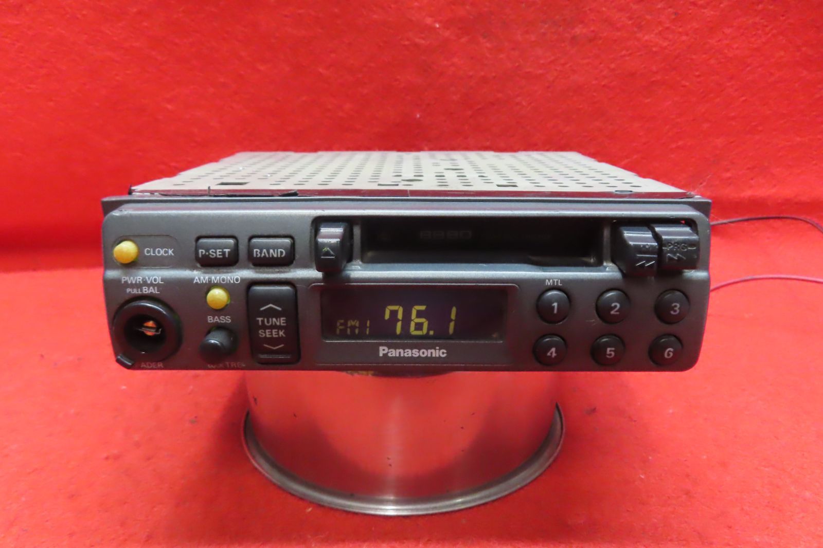 ＊CS1745＊/カーステレオ Panasonic パナソニック　CQ-B880DA　カーオーディオ　テープデッキ　本体のみ