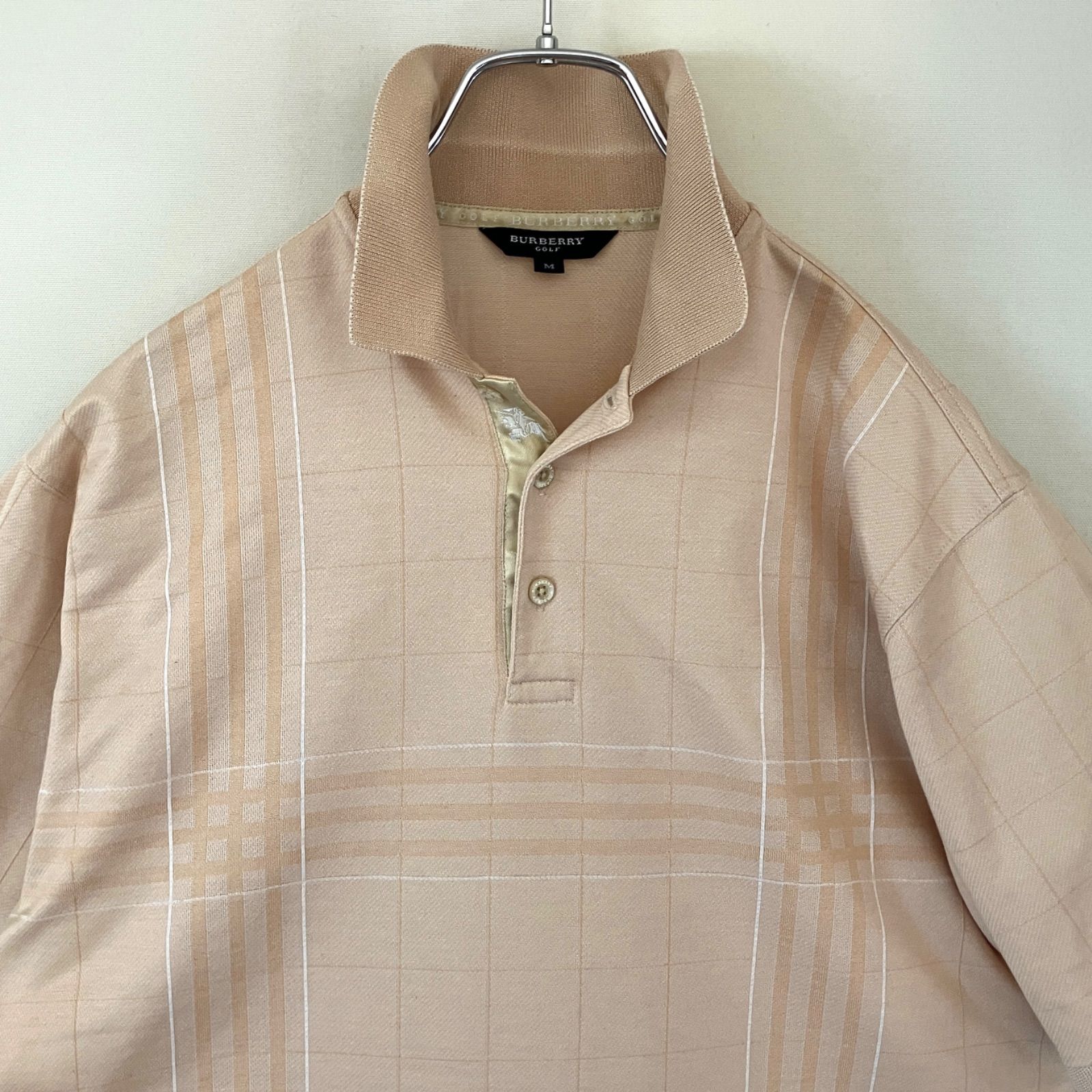 バーバリーゴルフ☆ノバチェック柄ポロシャツ☆BURBERRY GOLF バーバリーゴルフ☆ノバチェック柄ポロシャツ☆BURBERRY GOLF