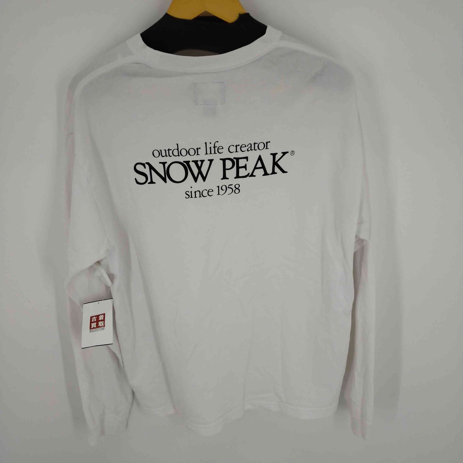 M新品 スノーピーク USA限定 スウェット シャツ ロゴ  Peak snow peak SP Logo T shirt M.Grey 23SP-I（スノーピーク