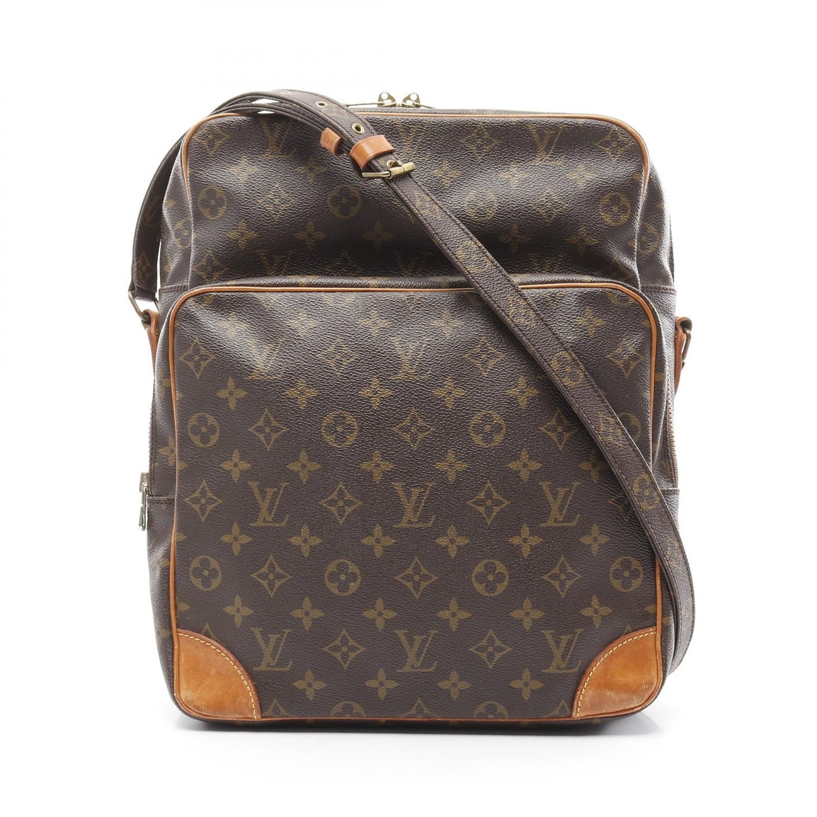 ルイ ヴィトン LOUIS VUITTON ショルダーバッグ アマゾンGM M45232 PVCコーティングキャンバス レザー アマゾン レディース Used B