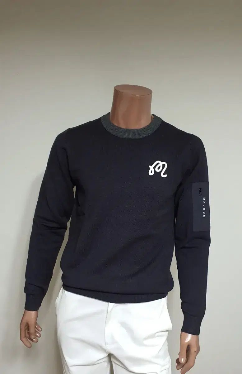 メンズゴルフウェア マルボン ポケット ラウンド ニット