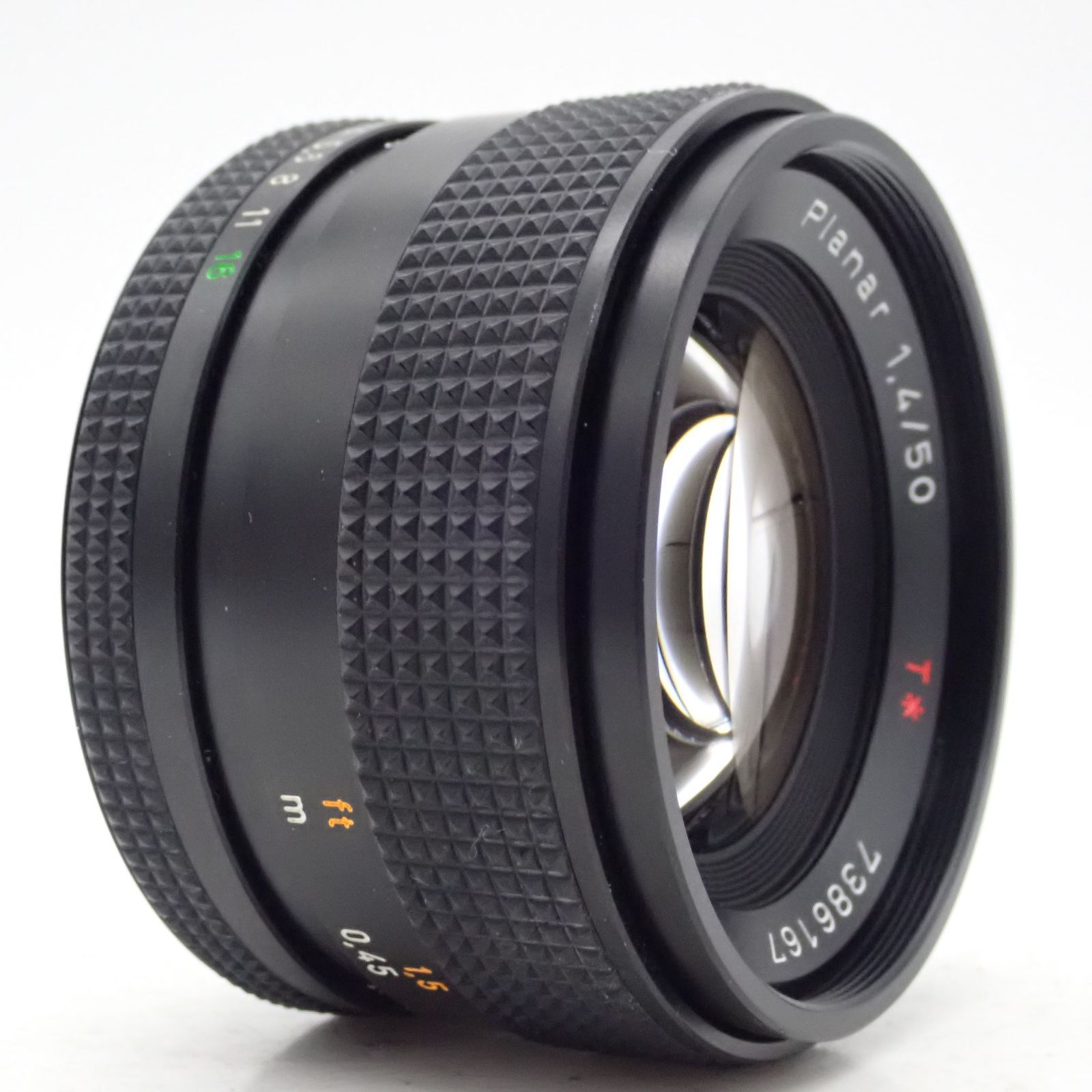 レンズ(単焦点) CONTAX Planar 50mm F1.4 MMJ Y/C 極上品 CONTAX Carl Zeiss Planar 50mm F1.4 MMJ C/Yマウント 標準 単焦点