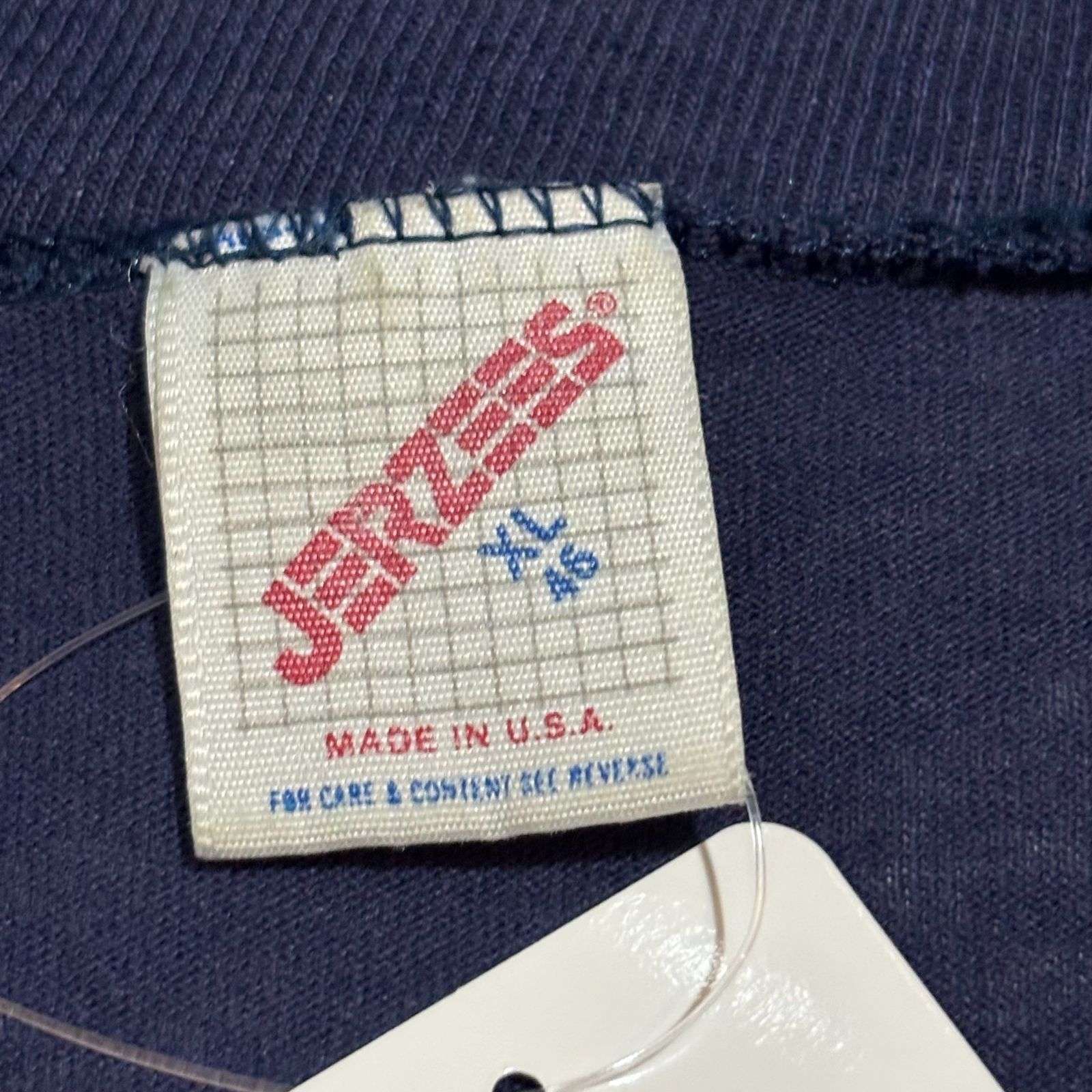 D263】80〜90s JERZEES made in USA MICHIGAN GO BLUE Wolverines navy 