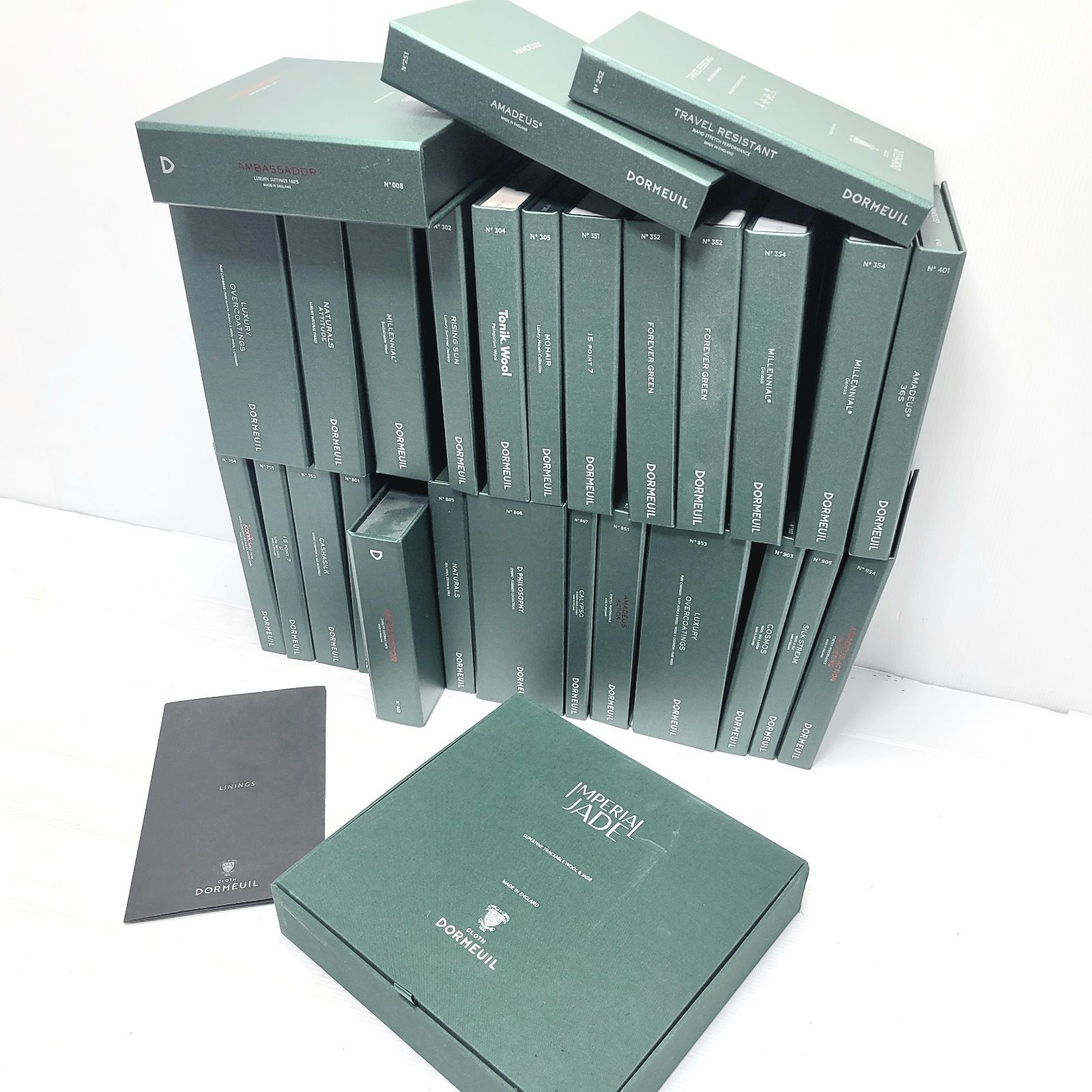 DORMEUIL ドーメル オーダーメイドスーツ 生地見本 バンチブック まとめ