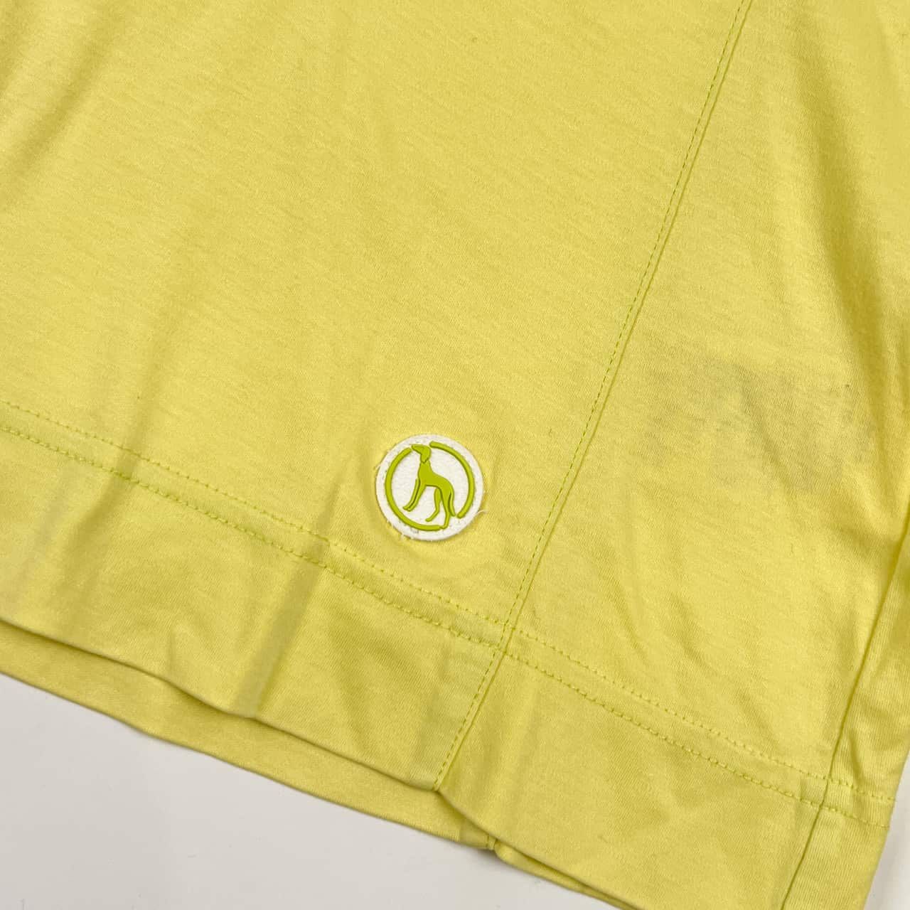 adabat アダバット スキッパー 長袖 ポロシャツ 1/イエロー レディース