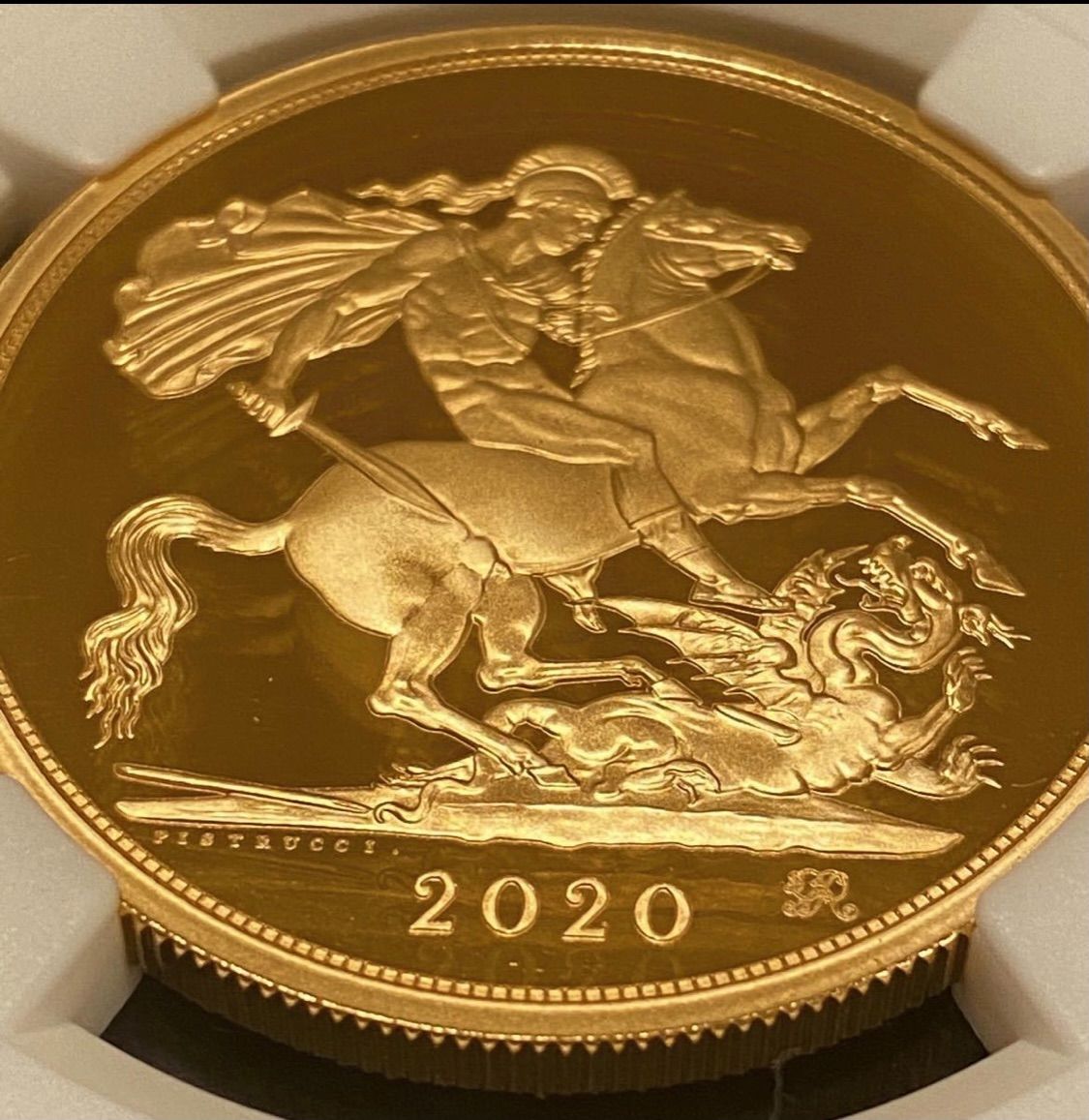 イギリス金貨 2020 5ポンド NGC PF70UCジョージ3世没後200周年 - メルカリ