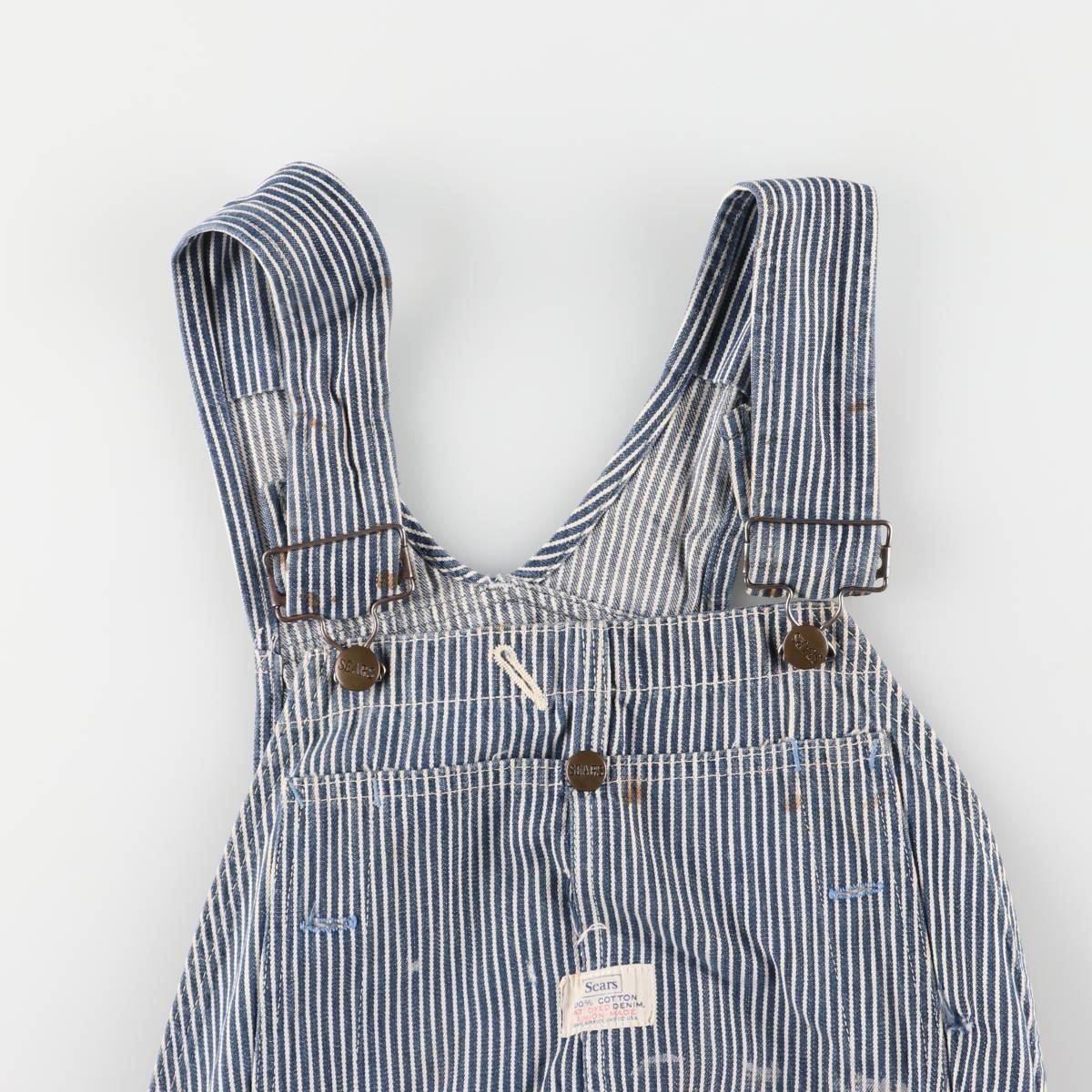 シアーズ ストライプ オーバーオール ヴィンテージ Sears