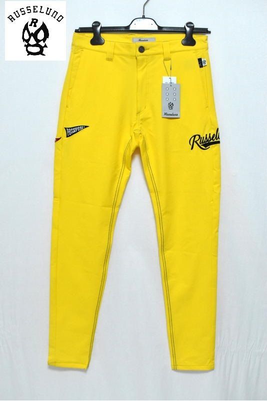 新品 ラッセルノ ゴルフ フラッグロゴ ストレッチ スキニー