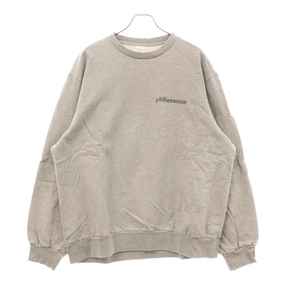 plllllleeeasse プリーズ Crewneck Sweatshirt plllllleeeasse プリーズ Crewneck Sweatshirt
