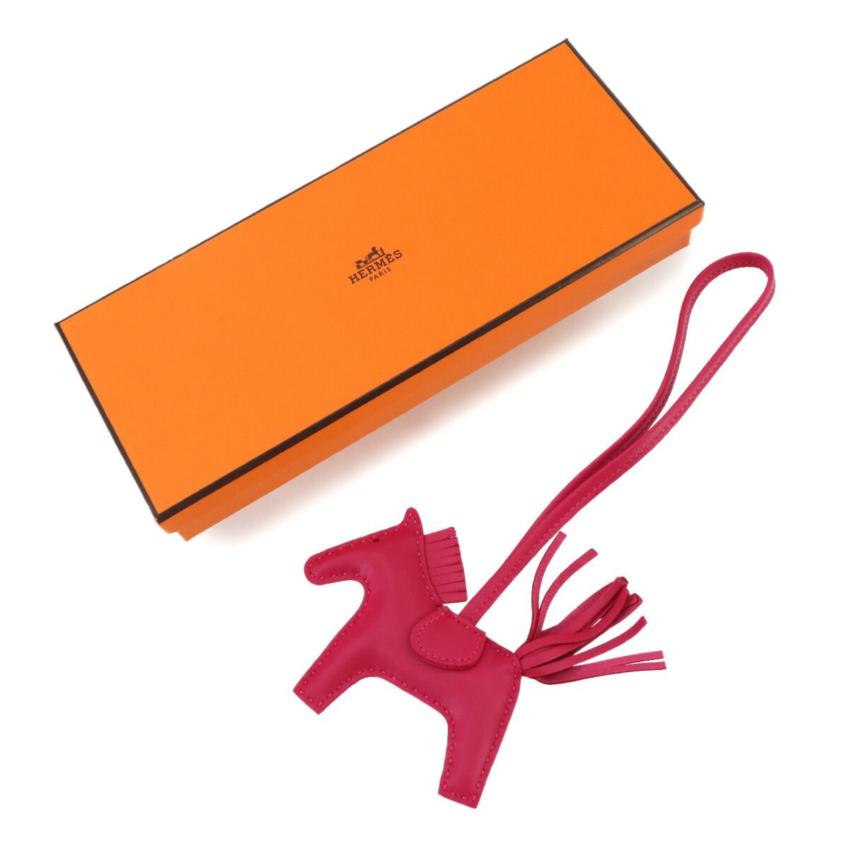 未使用 HERMES エルメス ロデオ チャーム PM ローズメキシコ 新品 未使用 エルメス HERMES ロデオ PM バッグ チャーム アニューミロ