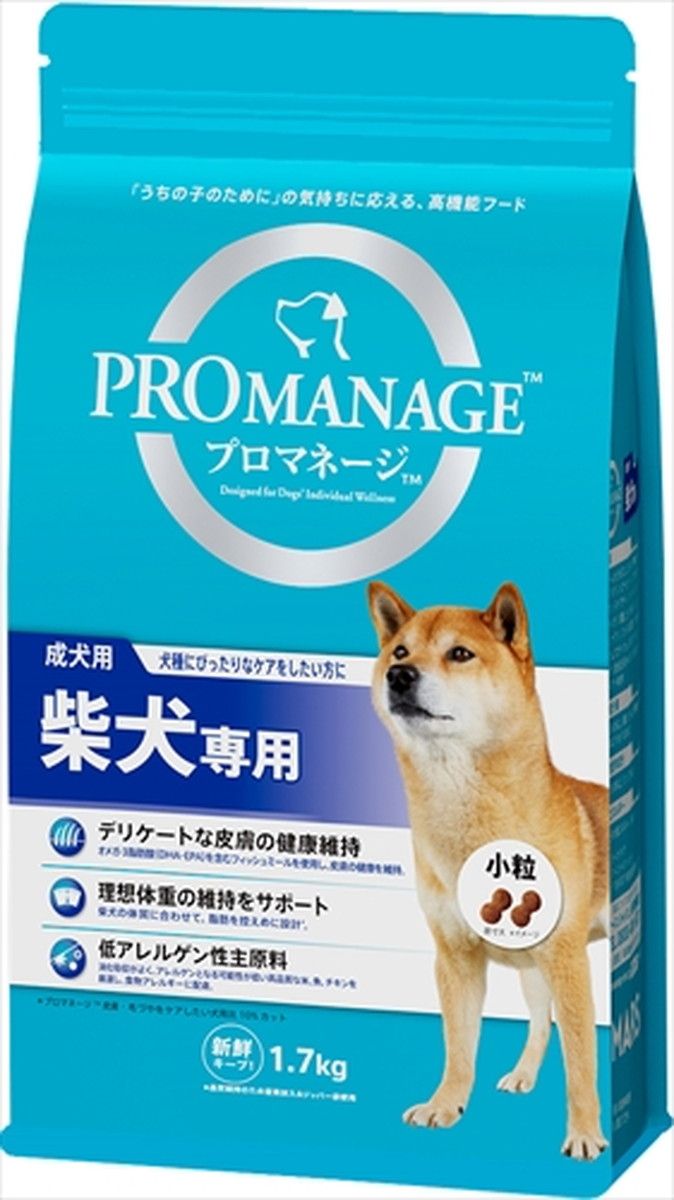 同梱不可 6個セット マースジャパンリミテッド プロマネージ 成犬用 柴犬 1.7kg