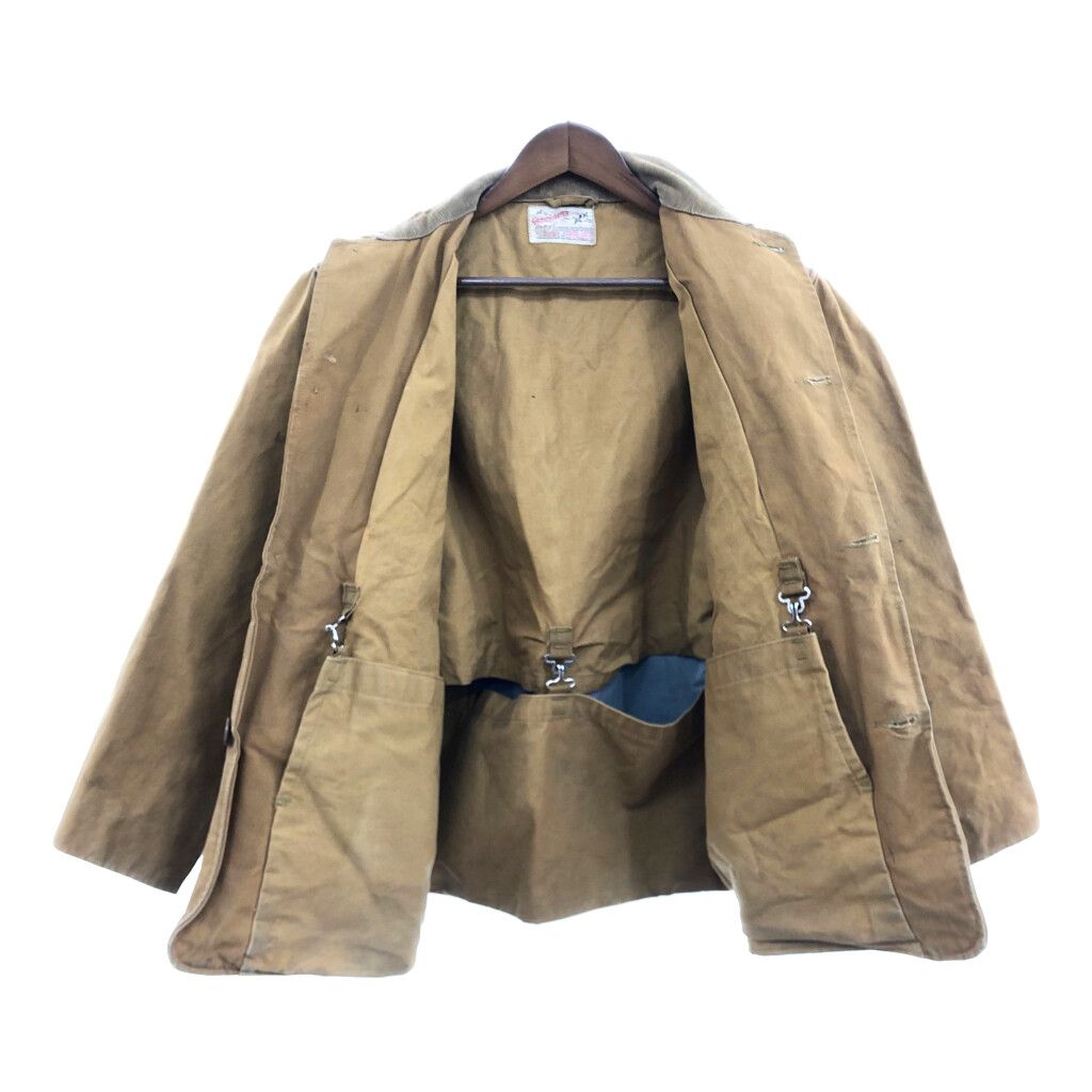 40年代 GAMEMASTER ハンティングジャケット アウトドア ヴィンテージ ブラウン (メンズ XL相当) P9073 40年代 GAMEMASTER ハンティングジャケット アウター アウトドア