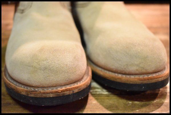  9.5 D 08年 レッドウィング 8268 スエード エンジニア ホーソーンアビレーンラフアウト スチールトゥ ブーツ redwing FJ 033 エンジニアブーツ ブーツ 革靴