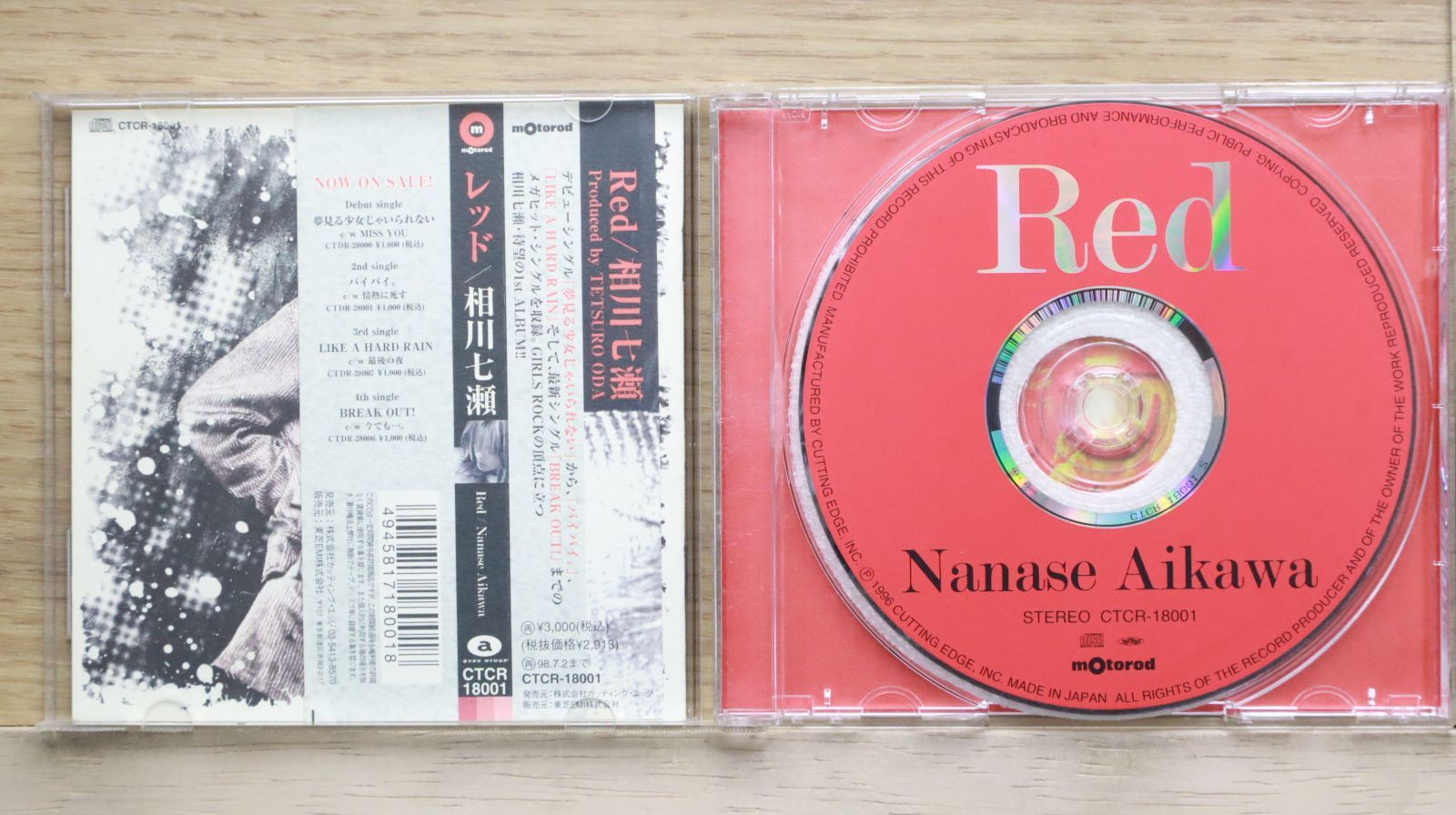 国内盤CD☆相川七瀬/Nanase Aikawa□ Red 【CTCR18001