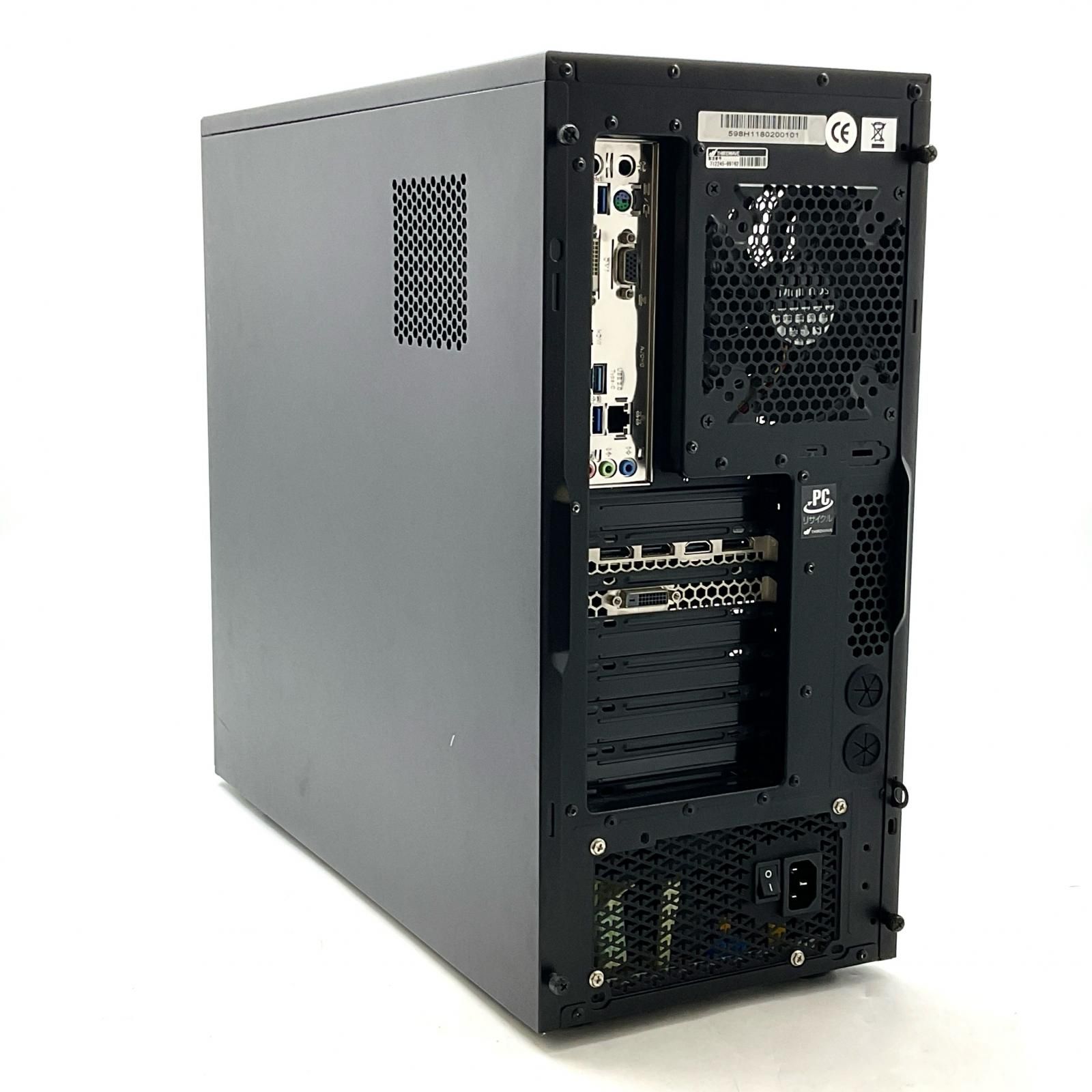 全額返金保証】【最速発送】ドスパラ ZV/Core i7-8700K/16GB/SSD 640GB