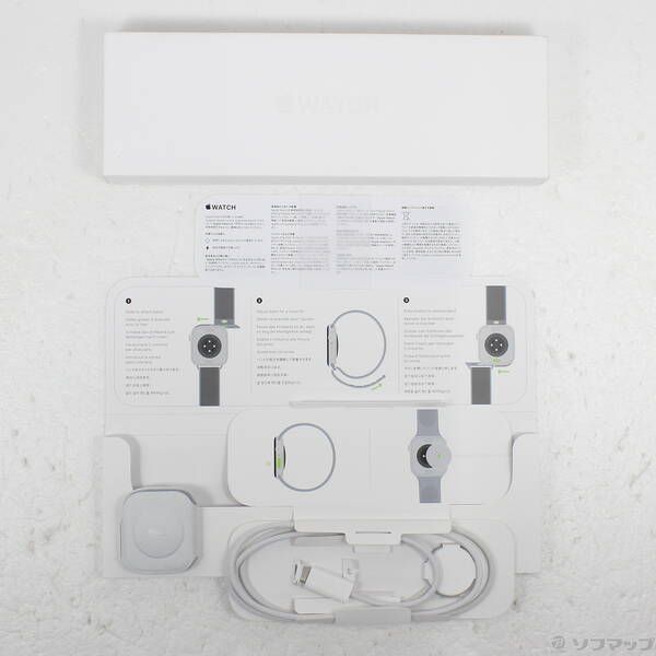 子育て 〔 品〕 Apple Watch Series 10 GPS Cellular 46mm シルバーアルミニウムケース ブルークラウドスポーツループ 377