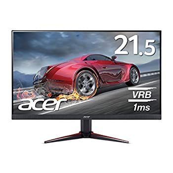 【中古】Acerゲーミングモニター VG220Qbmiix 21.5インチ/IPS/非光沢/1920×1080/16:9/250cd/1ms(VRB)/ミニD-Sub 15ピン/HDMI 1.4